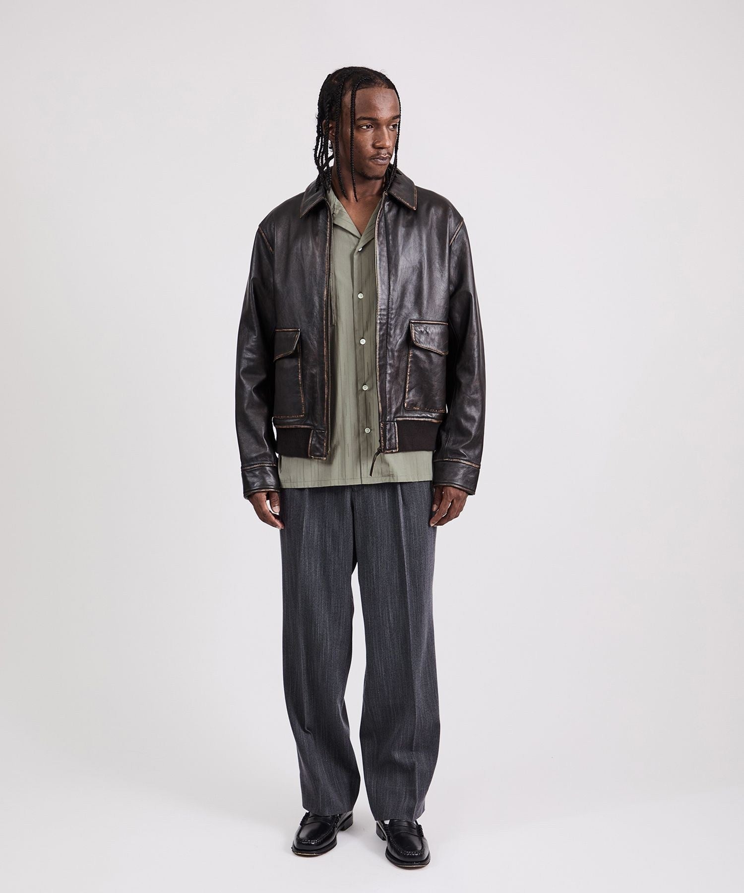 Tunstall Vintage Leather Jacket