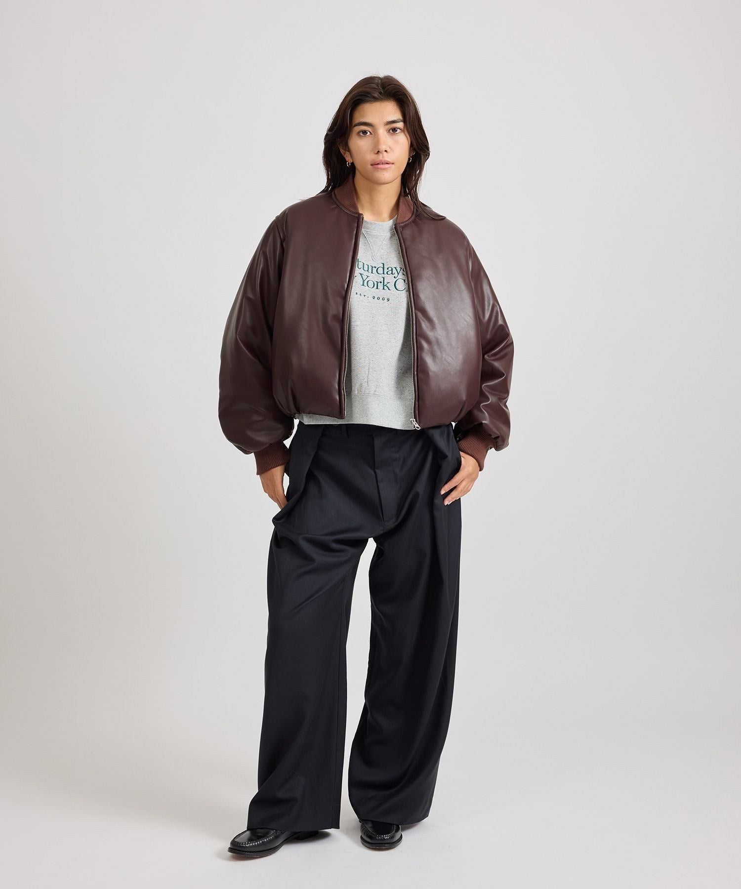 Dorothy Cropped Bomber Jacket | WOMEN