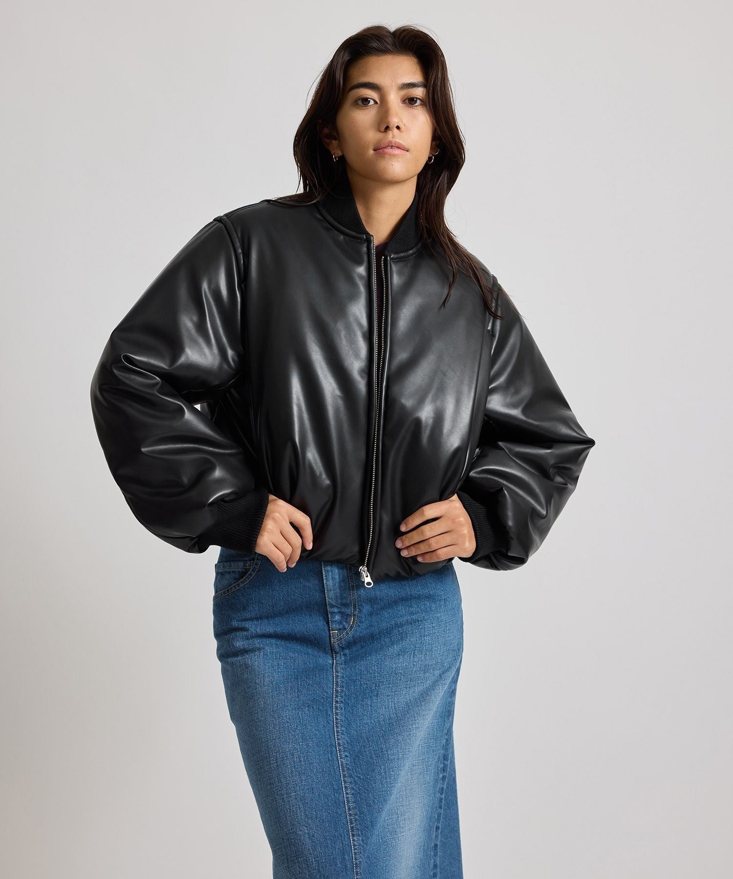 Dorothy Cropped Bomber Jacket | WOMEN