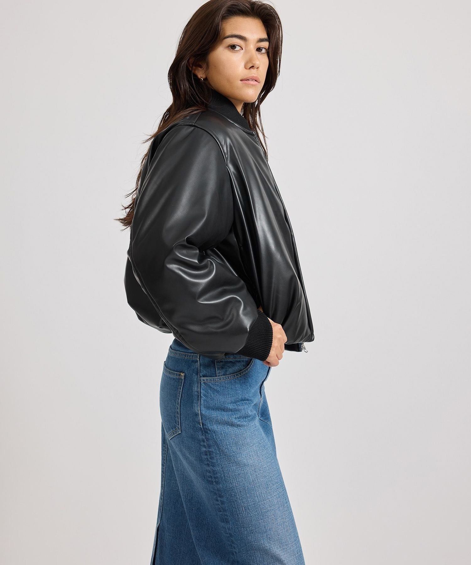 Dorothy Cropped Bomber Jacket | WOMEN