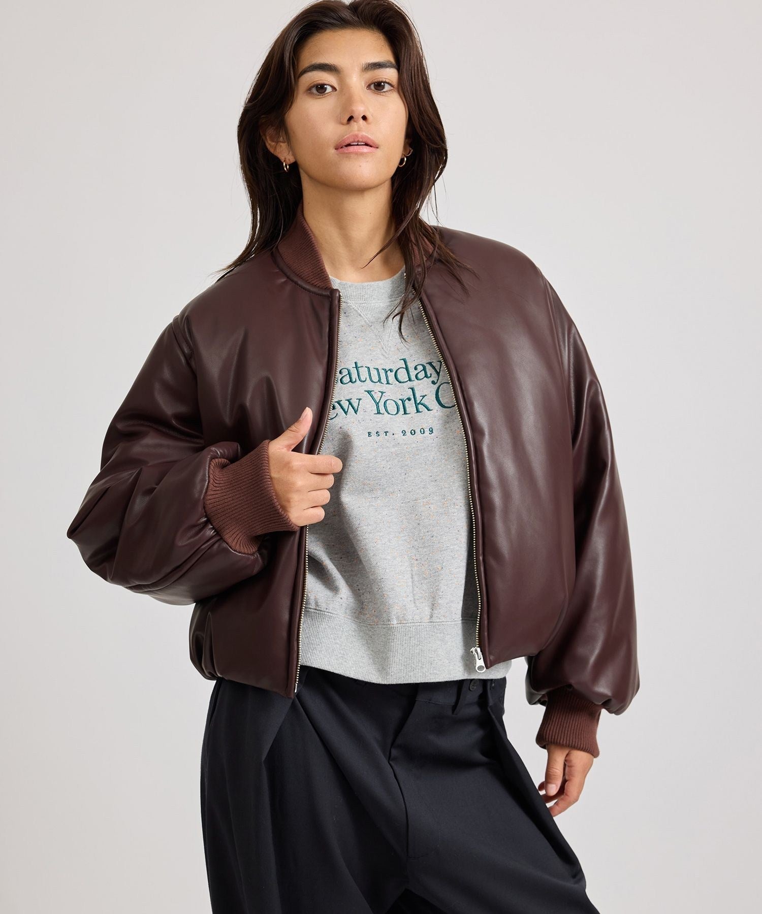 Dorothy Cropped Bomber Jacket | WOMEN