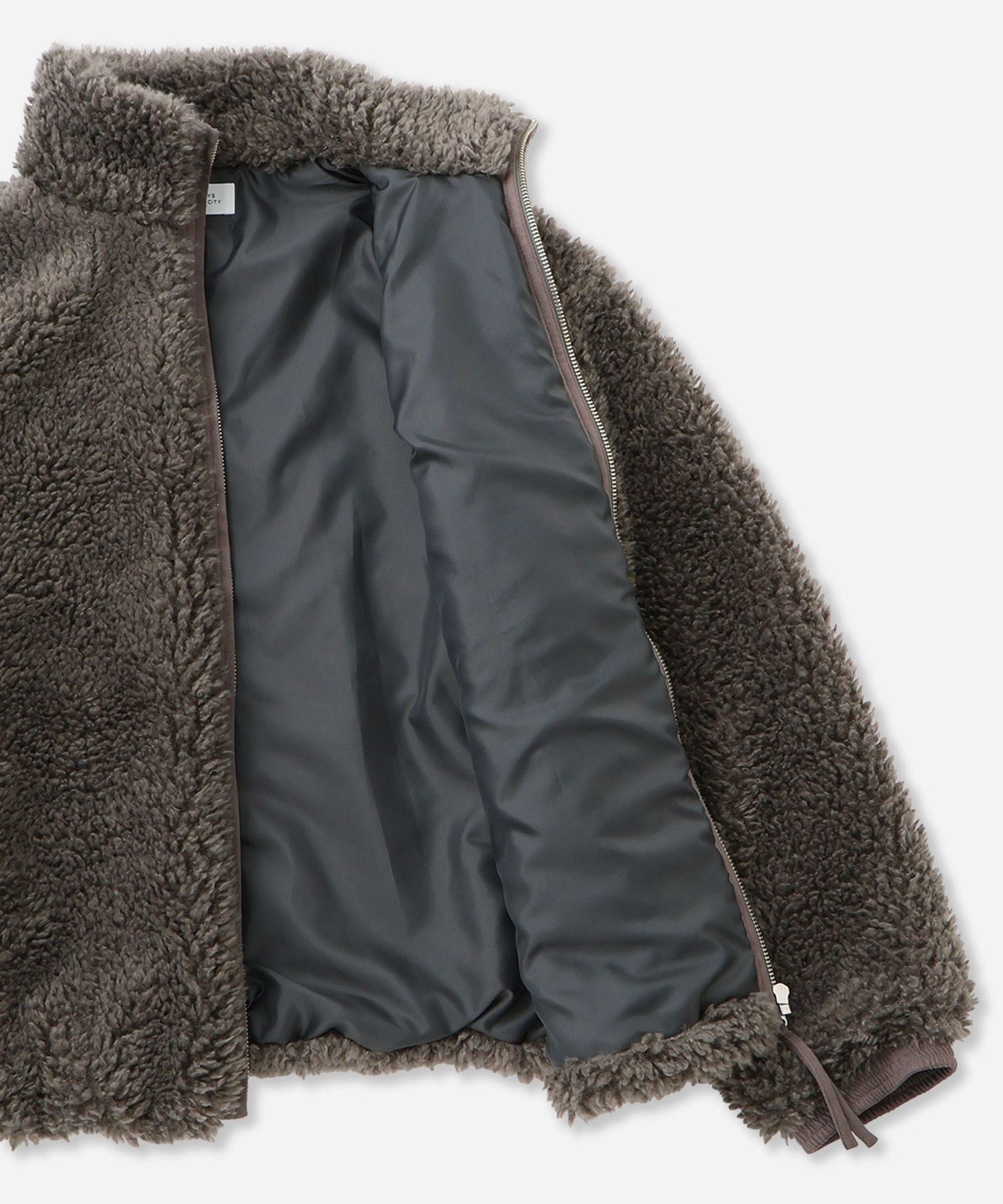 Alessia Boa Fleece Blouson | WOMEN