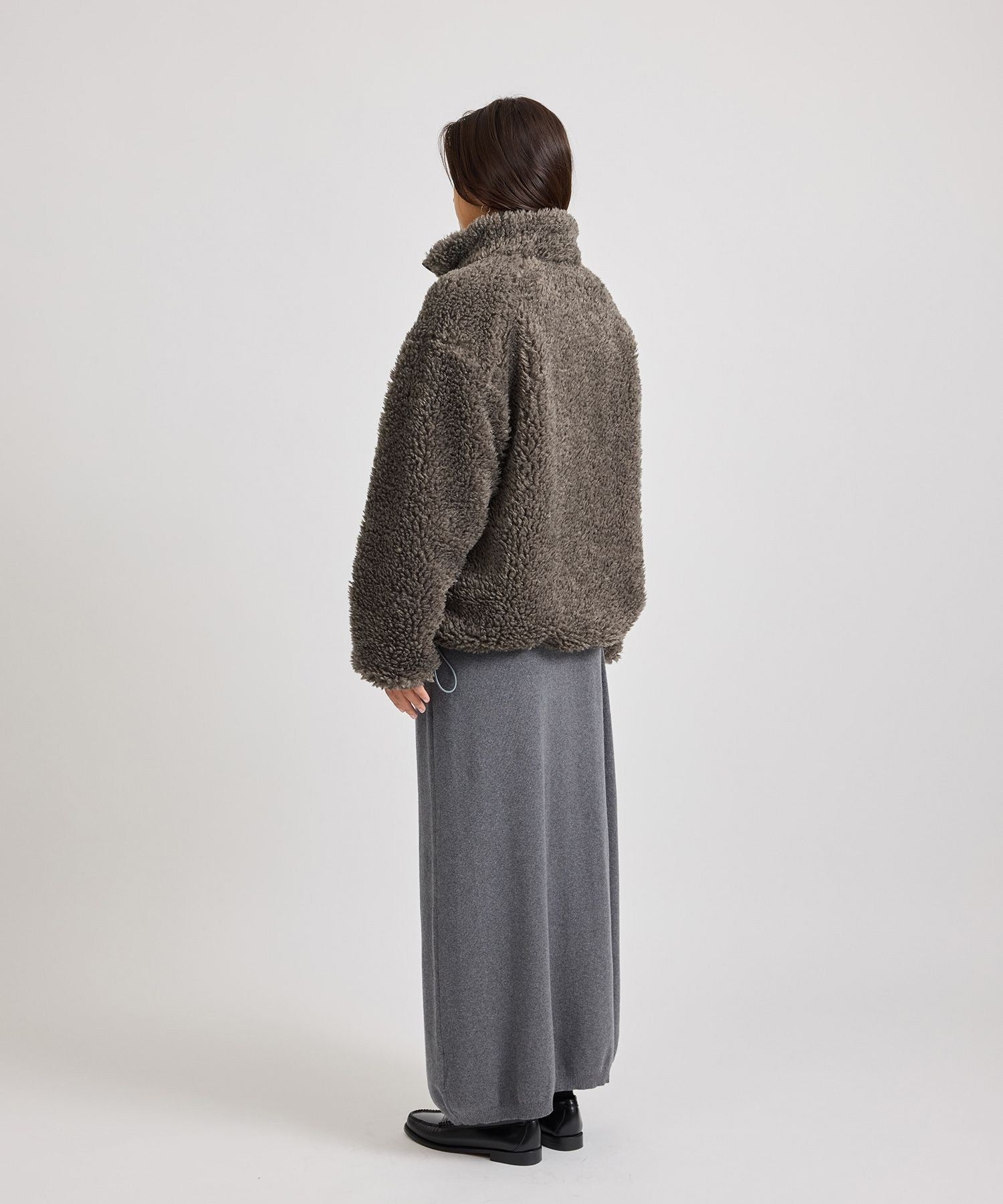 Alessia Boa Fleece Blouson | WOMEN