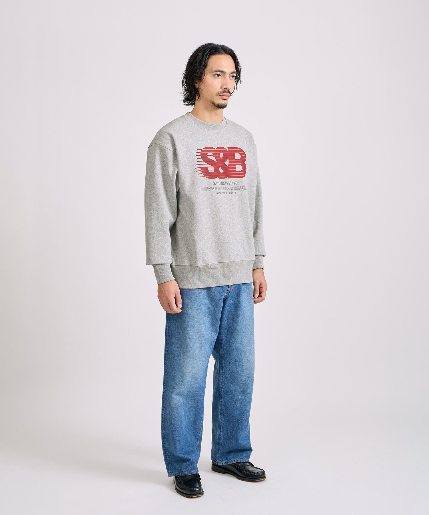 BEDWIN & THE HEARTBREAKERS x Saturdays NYC Ex.PRINTED SWEAT