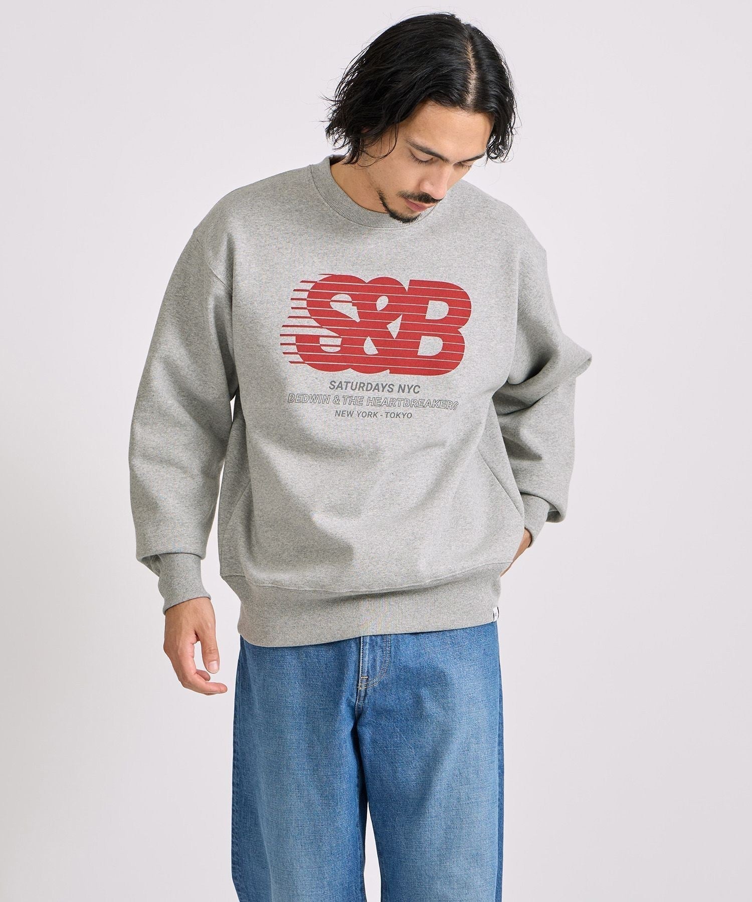 BEDWIN & THE HEARTBREAKERS x Saturdays NYC Ex.PRINTED SWEAT