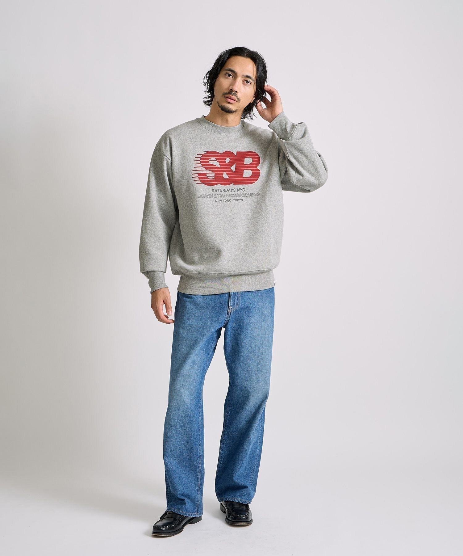 BEDWIN & THE HEARTBREAKERS x Saturdays NYC Ex.PRINTED SWEAT