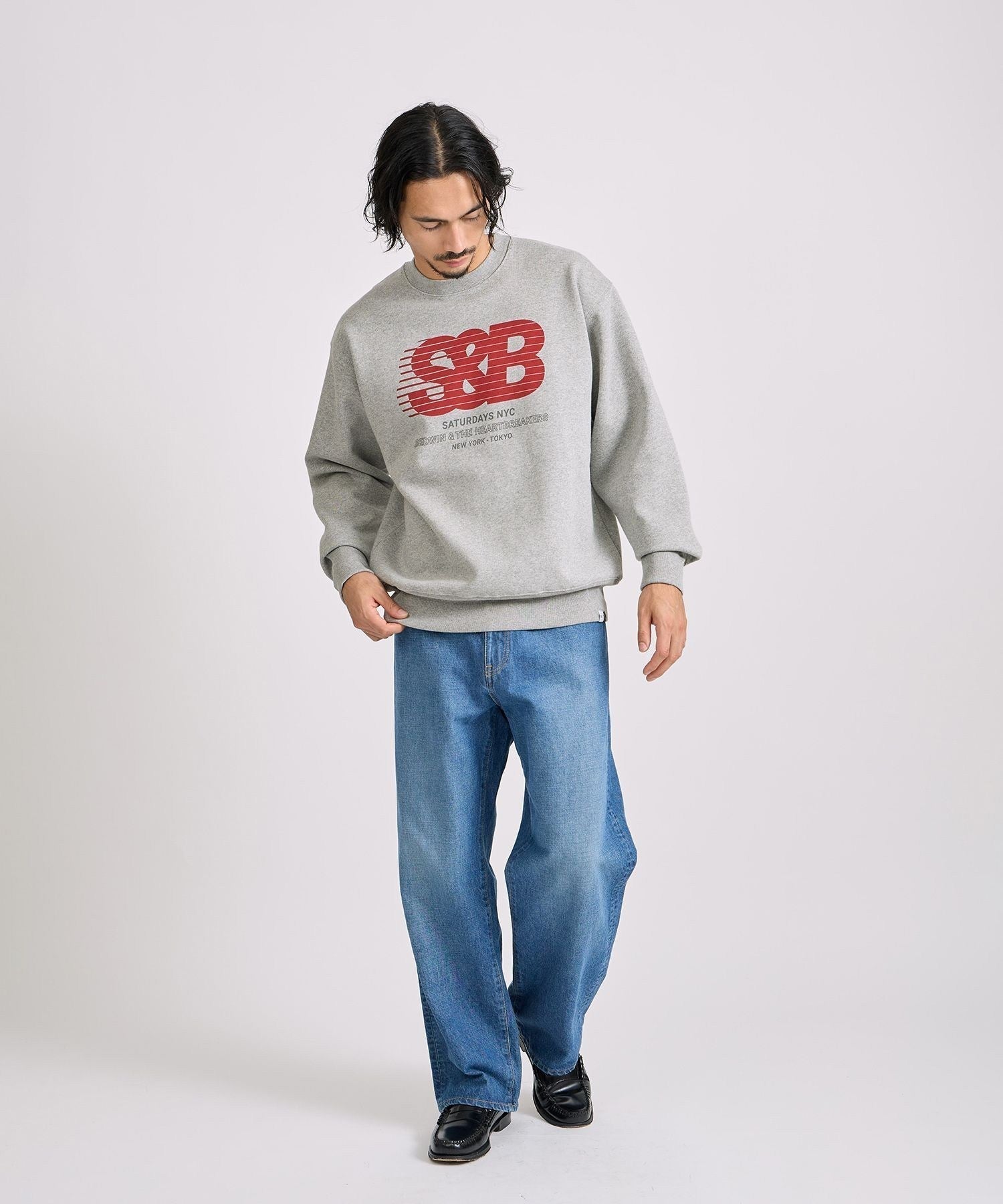 BEDWIN & THE HEARTBREAKERS x Saturdays NYC Ex.PRINTED SWEAT