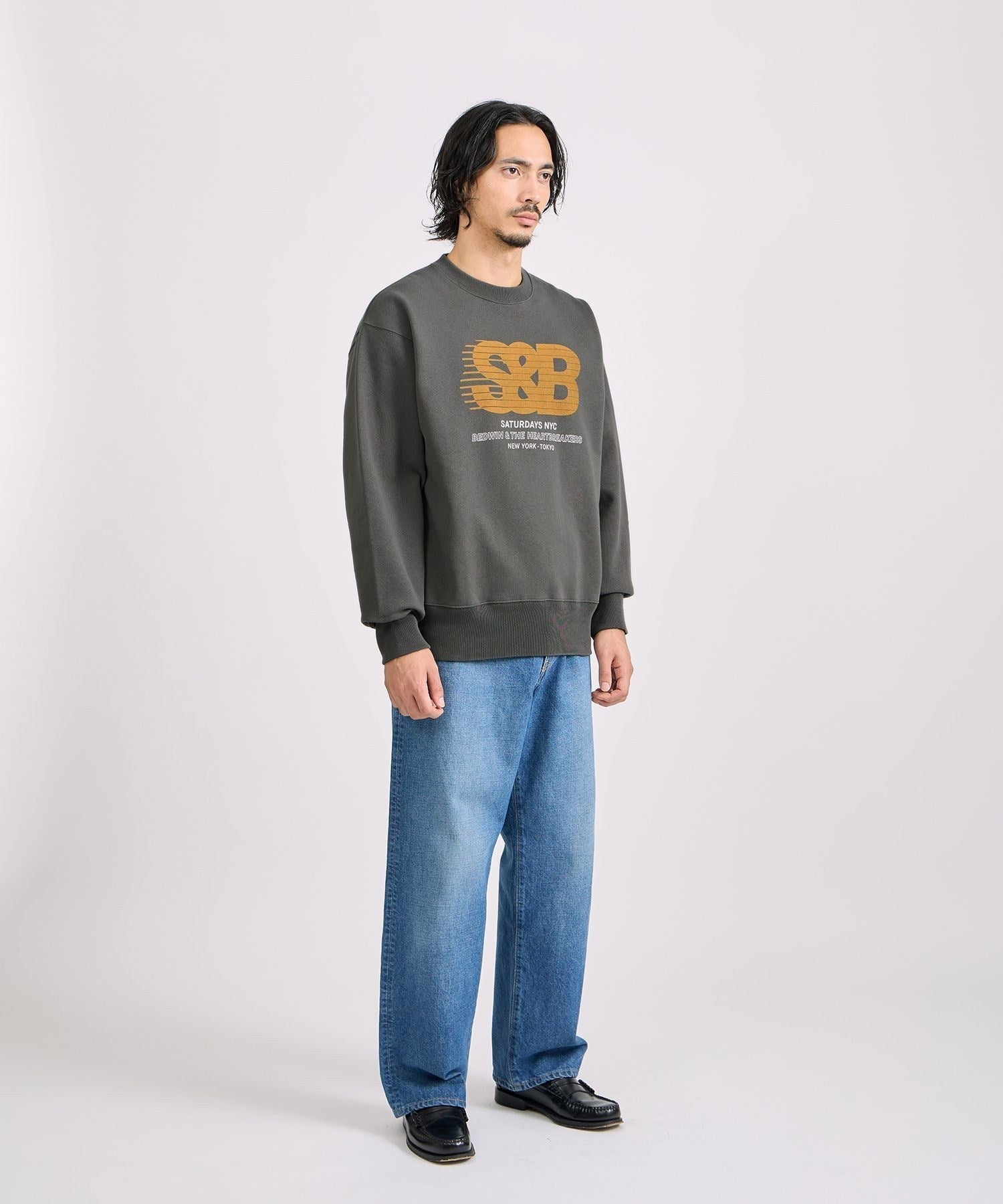 BEDWIN & THE HEARTBREAKERS x Saturdays NYC Ex.PRINTED SWEAT