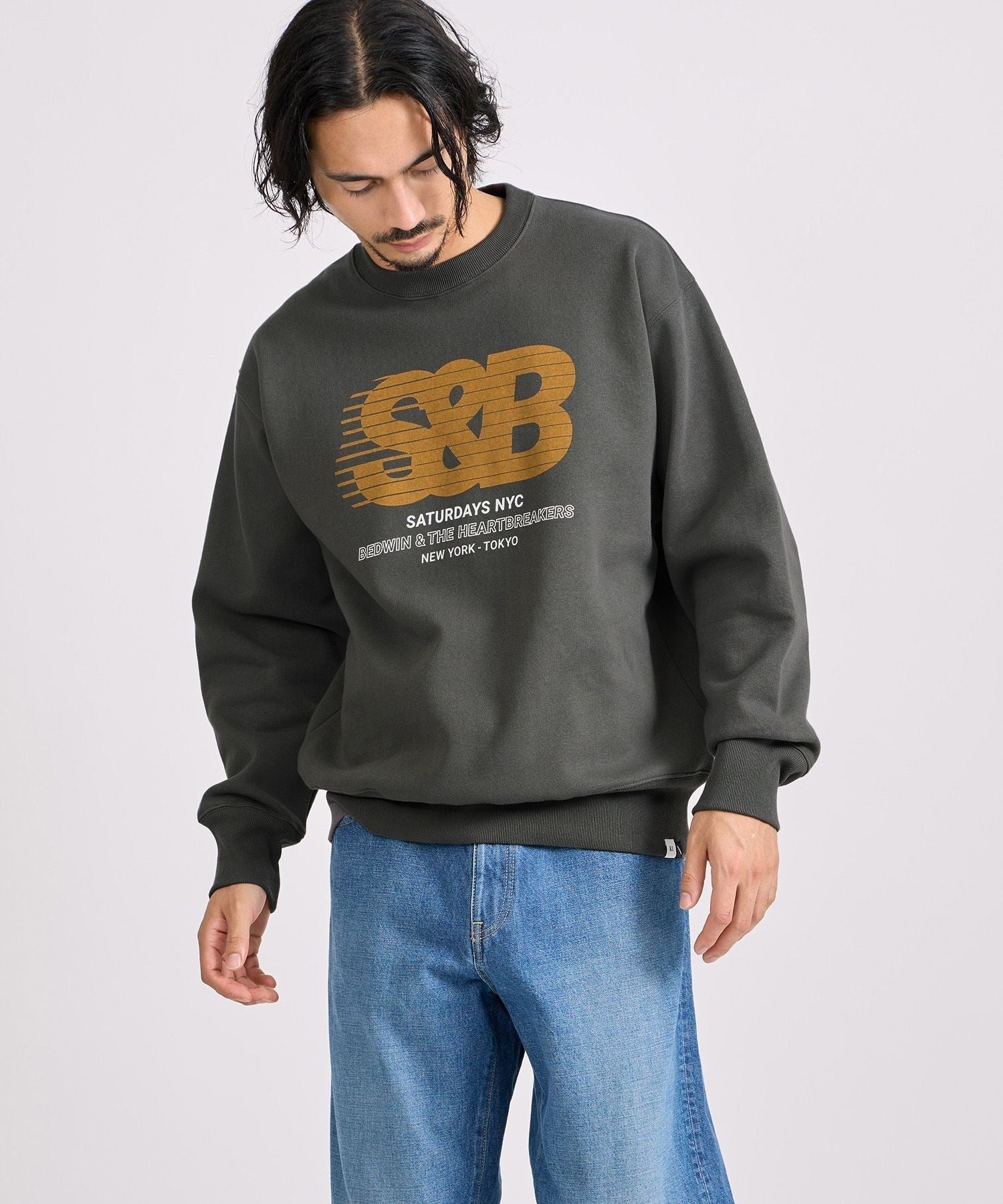 BEDWIN & THE HEARTBREAKERS x Saturdays NYC Ex.PRINTED SWEAT