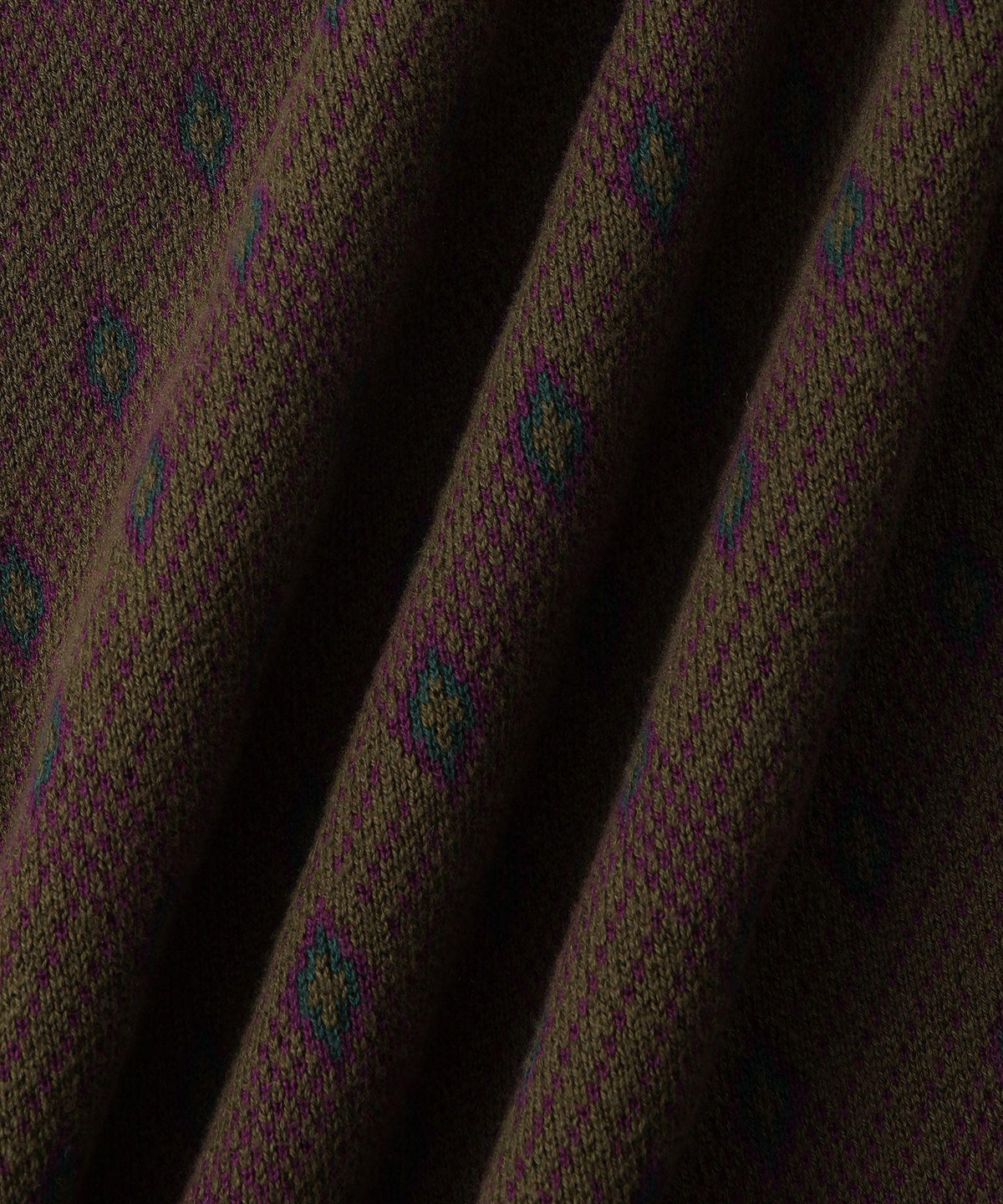 Charles Jacquard Vneck Sweater