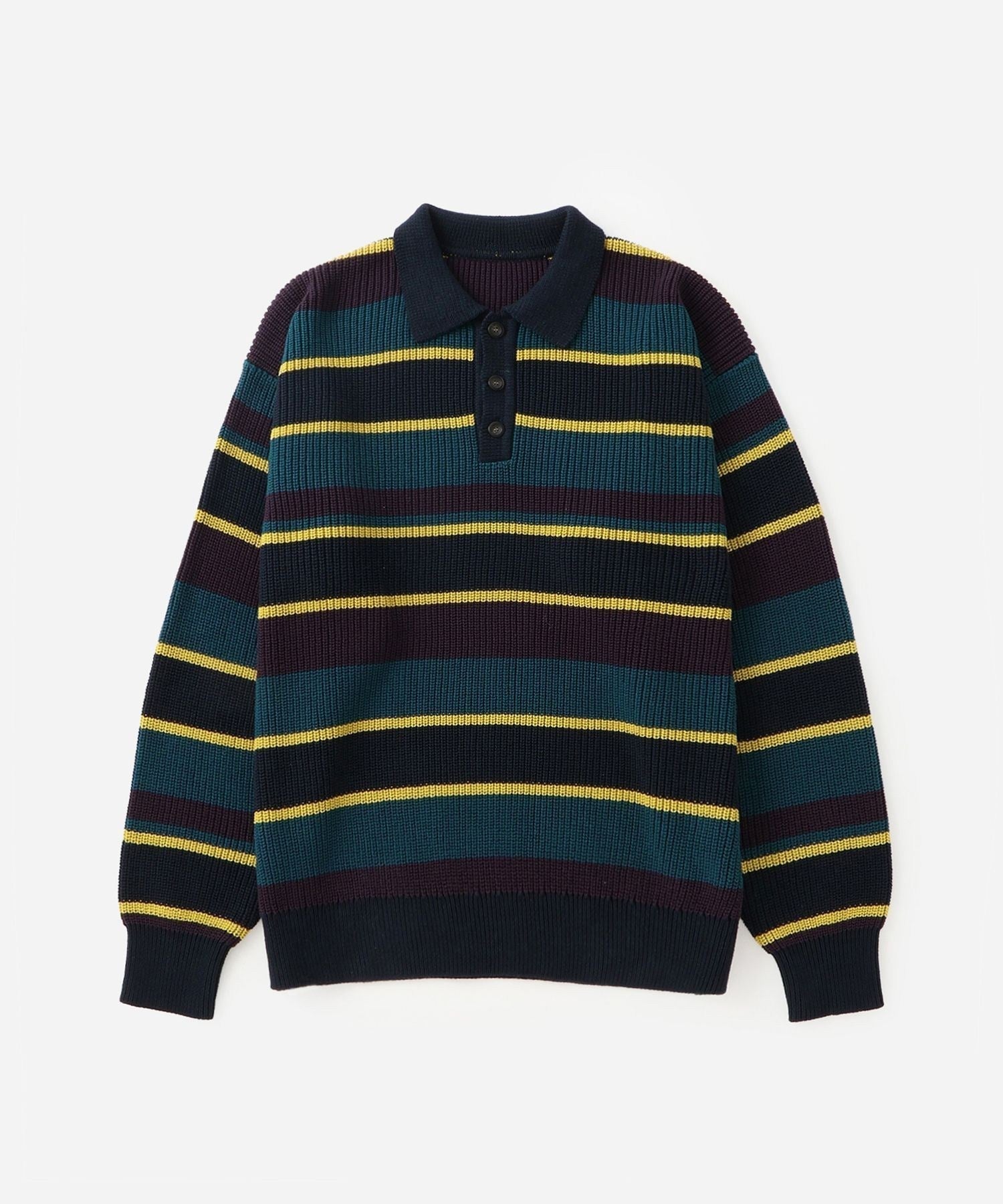 Beauchamp Multi Stripe Polo Sweater