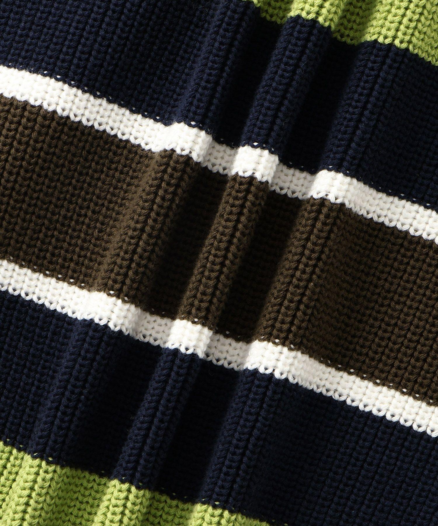 Beauchamp Multi Stripe Polo Sweater
