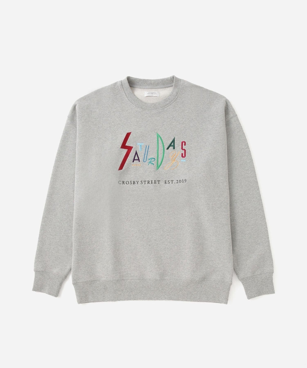 Bowery Live Color Emb Sweatshirt | Saturdays NYC Japan