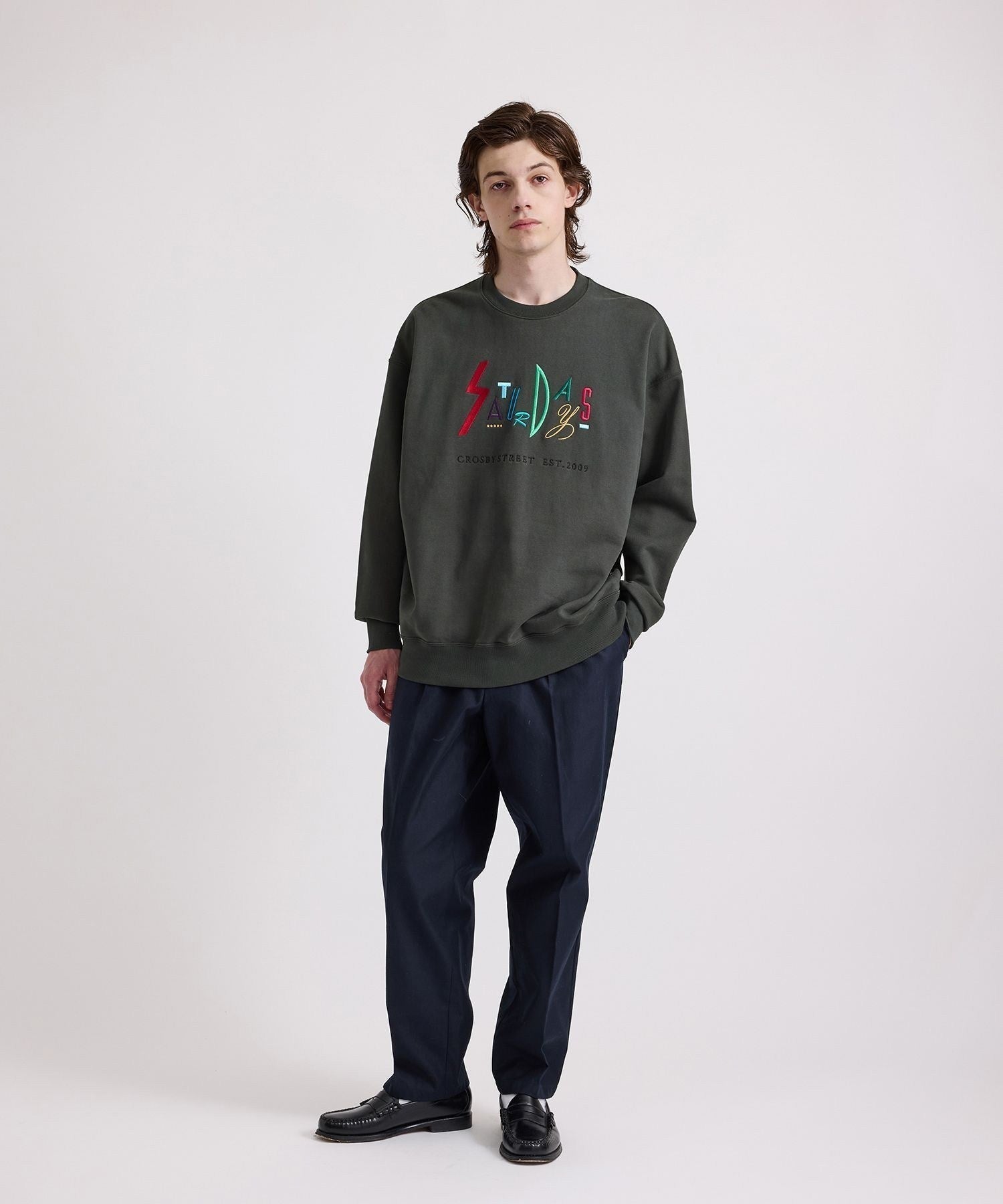 Bowery Live Color Emb Sweatshirt