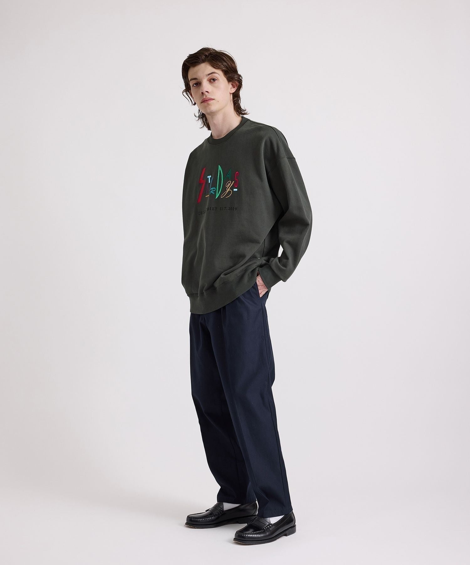 Bowery Live Color Emb Sweatshirt
