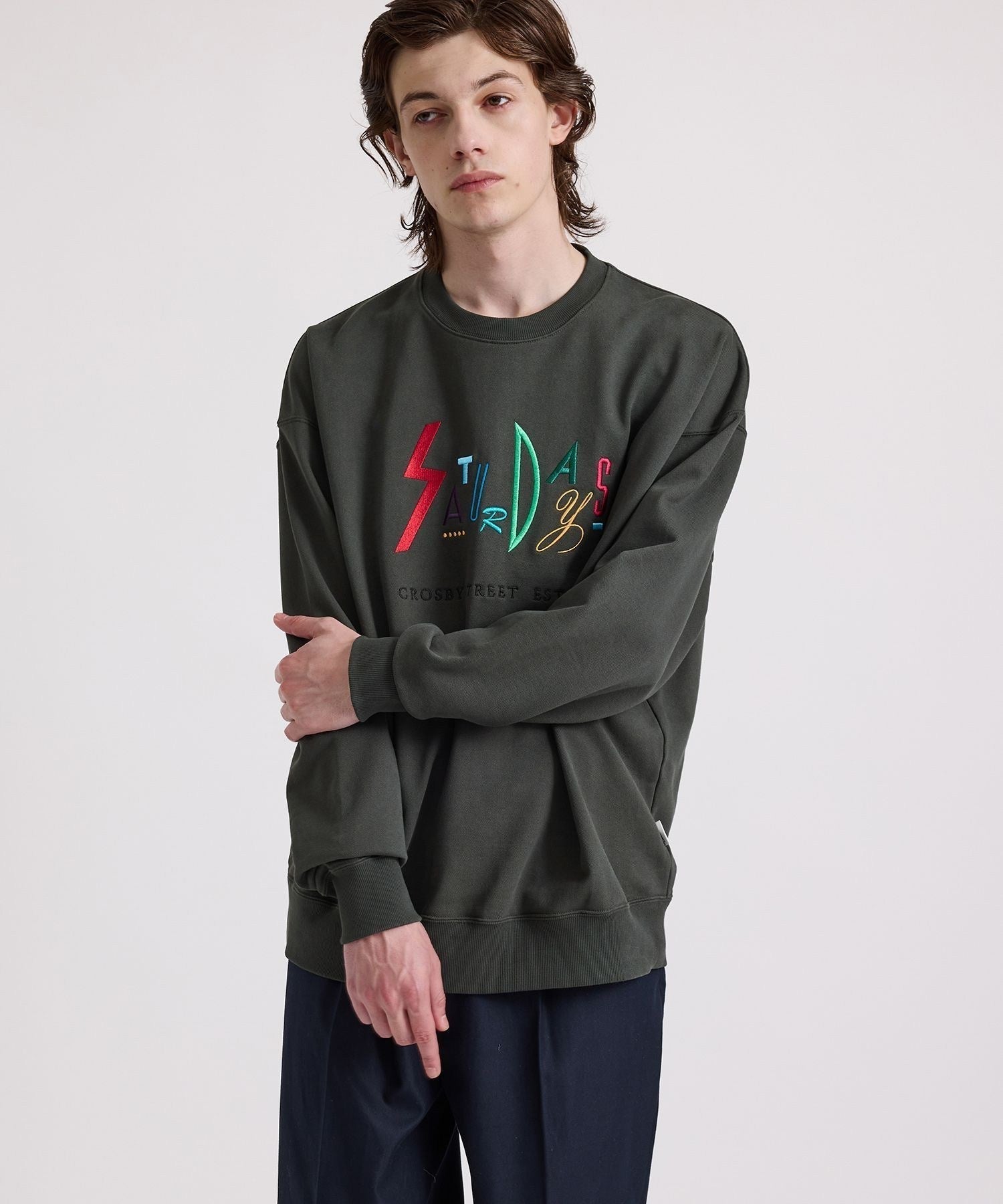 Bowery Live Color Emb Sweatshirt