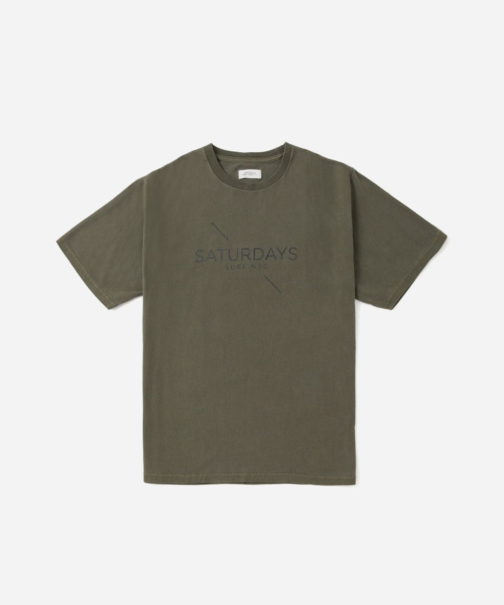 Saturdays Surf Pigment Dye SS Tee | Saturdays NYC Japan