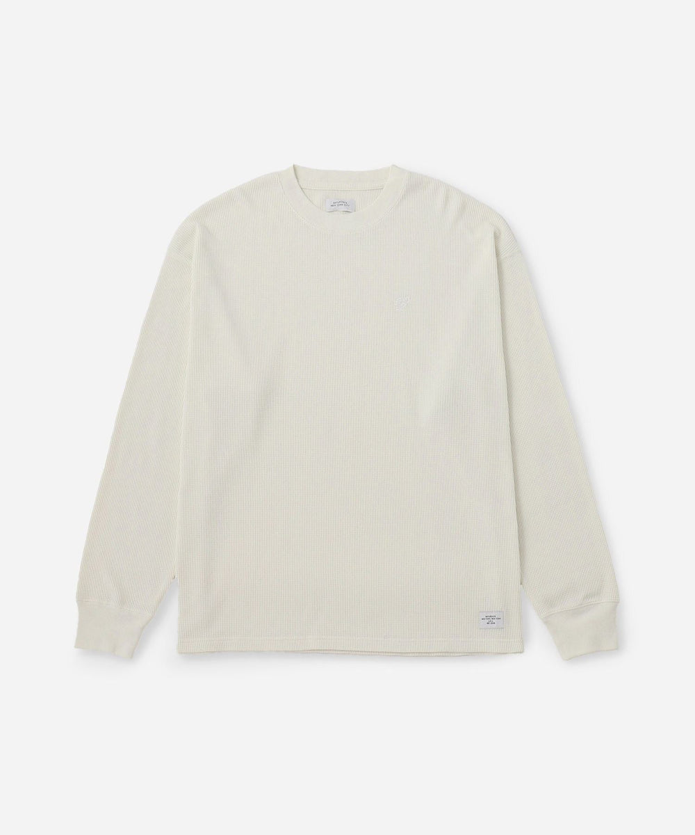 Alex Waffle Relaxed LS Tee | Saturdays NYC Japan