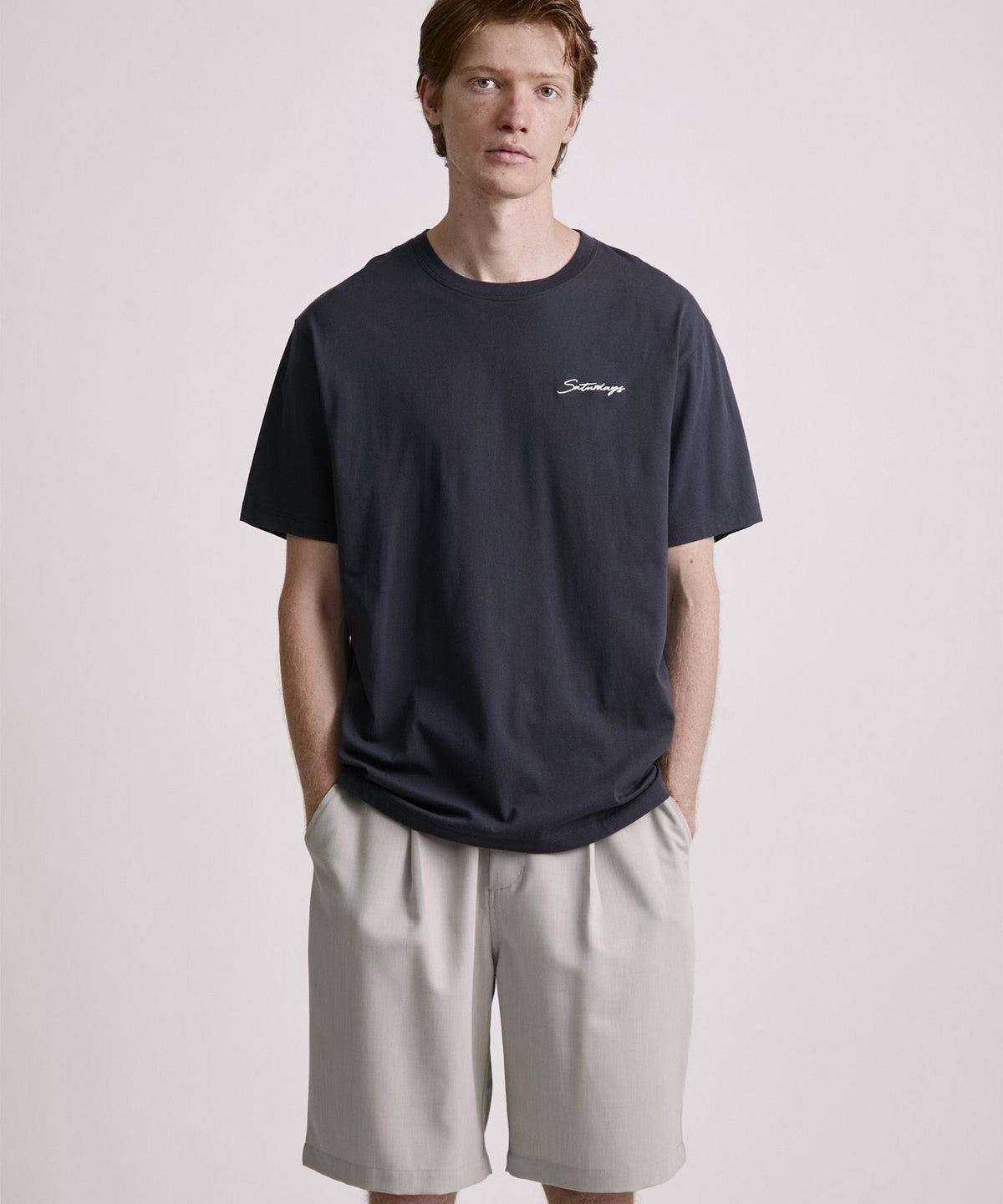 Script Emb SS Tee