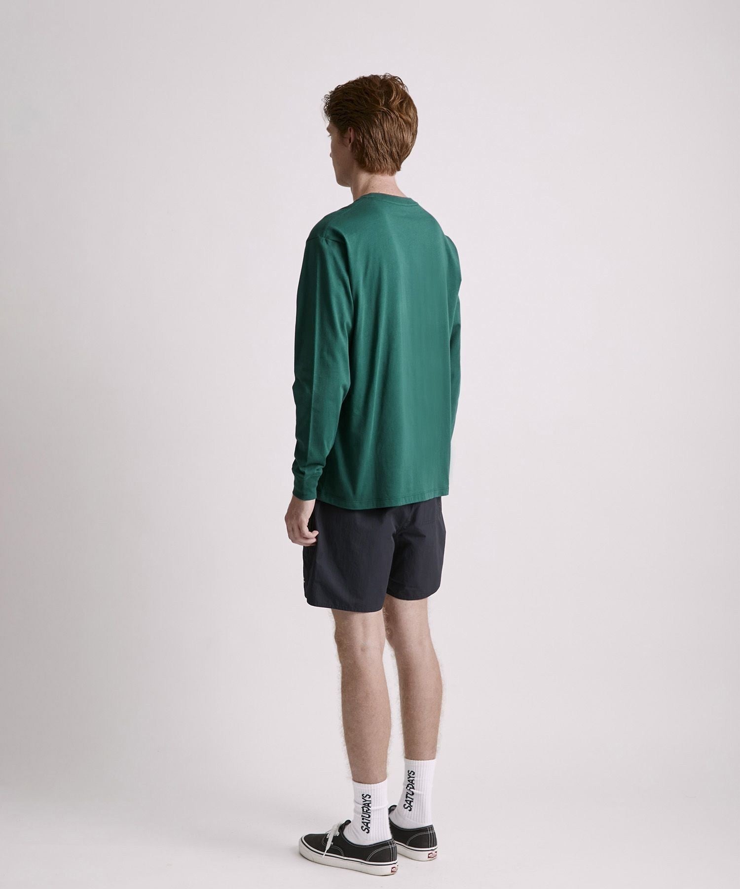 Script Emb LS Tee