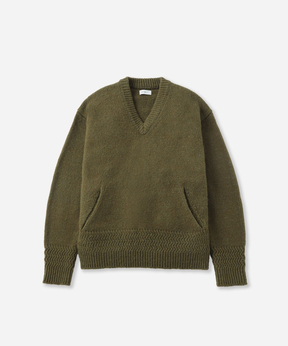 Nicholas Low Gage V Neck Sweater | Saturdays NYC Japan