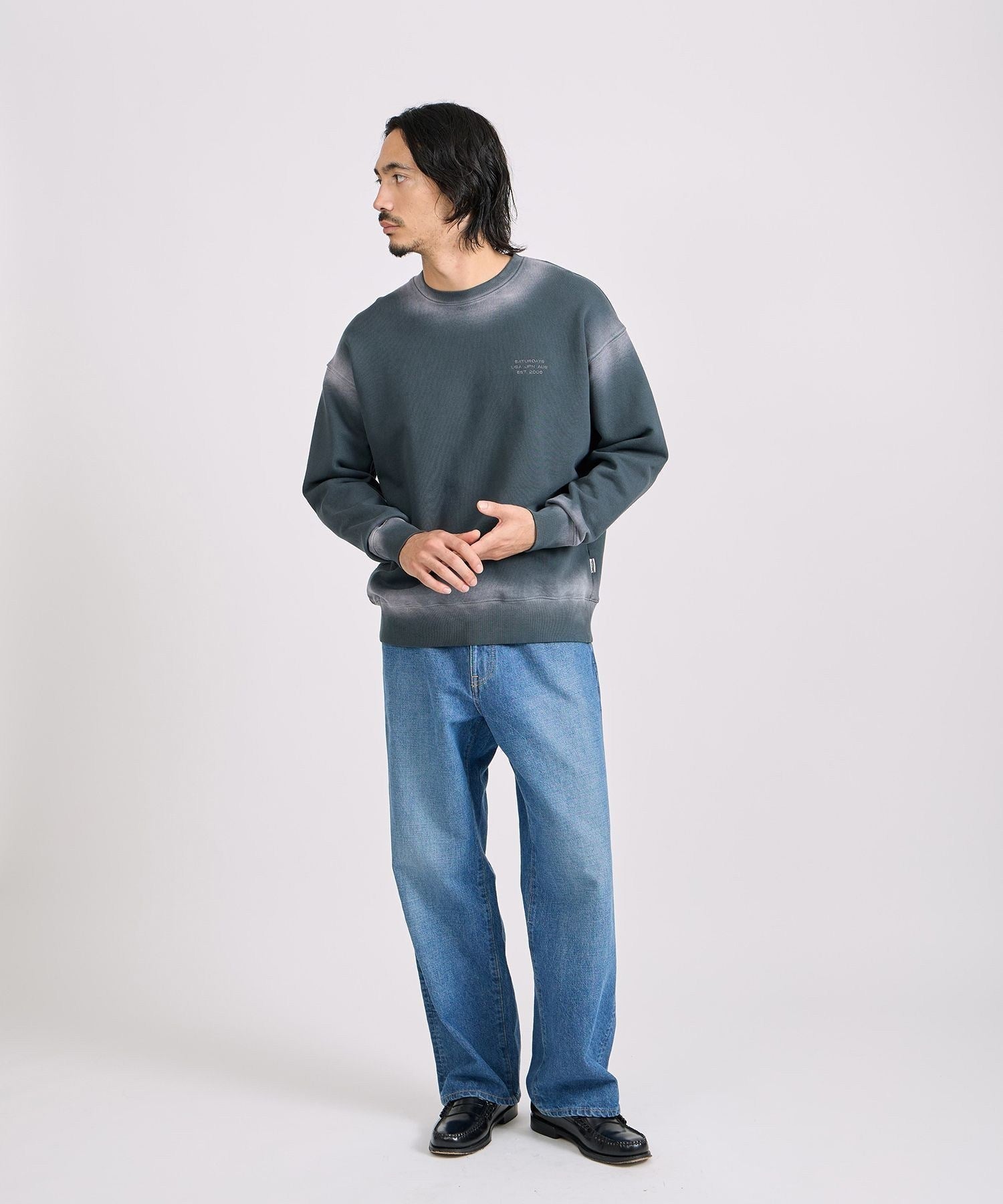 Ari Relaxed Faded Dye Sweatshirt