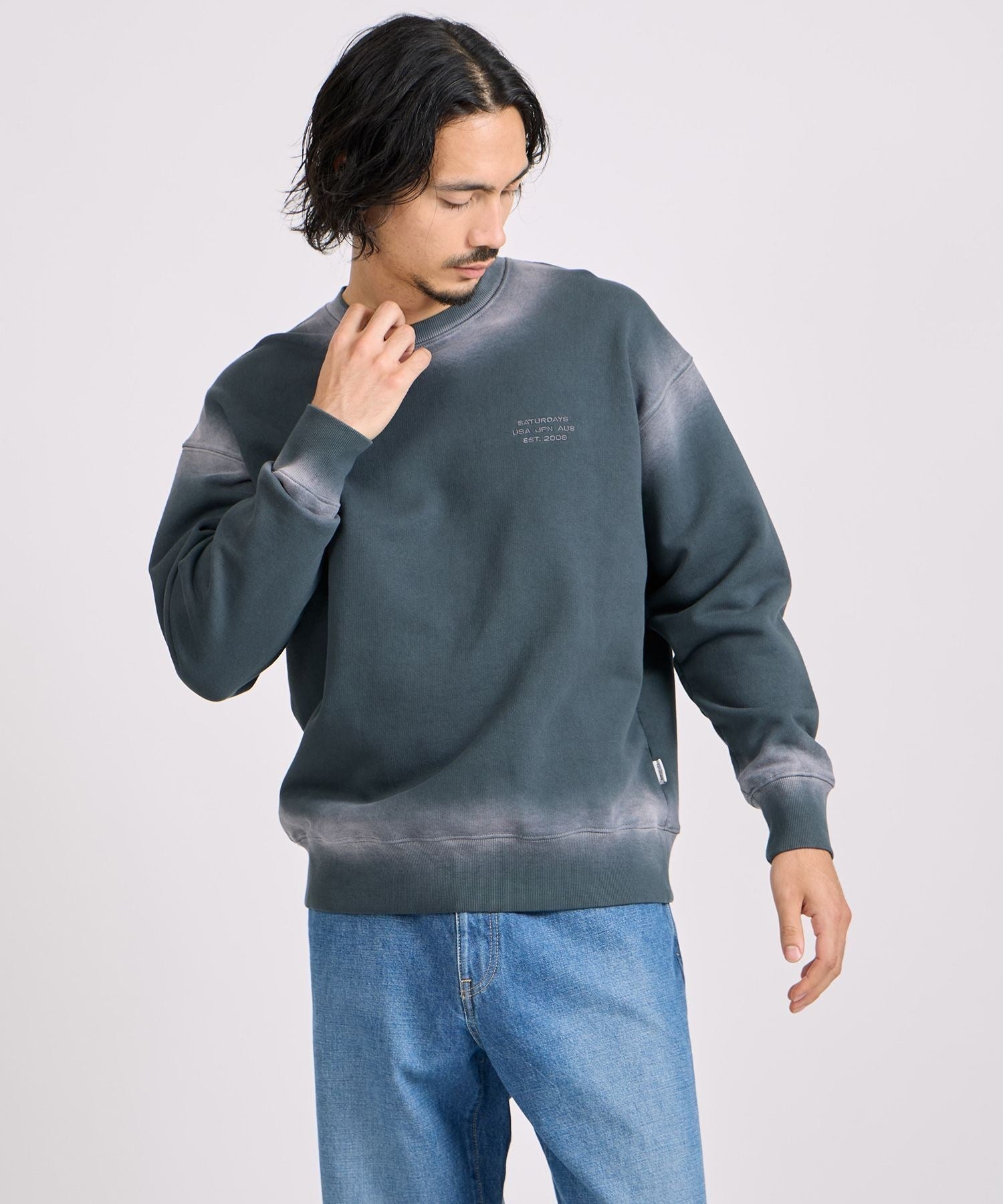Ari Relaxed Faded Dye Sweatshirt