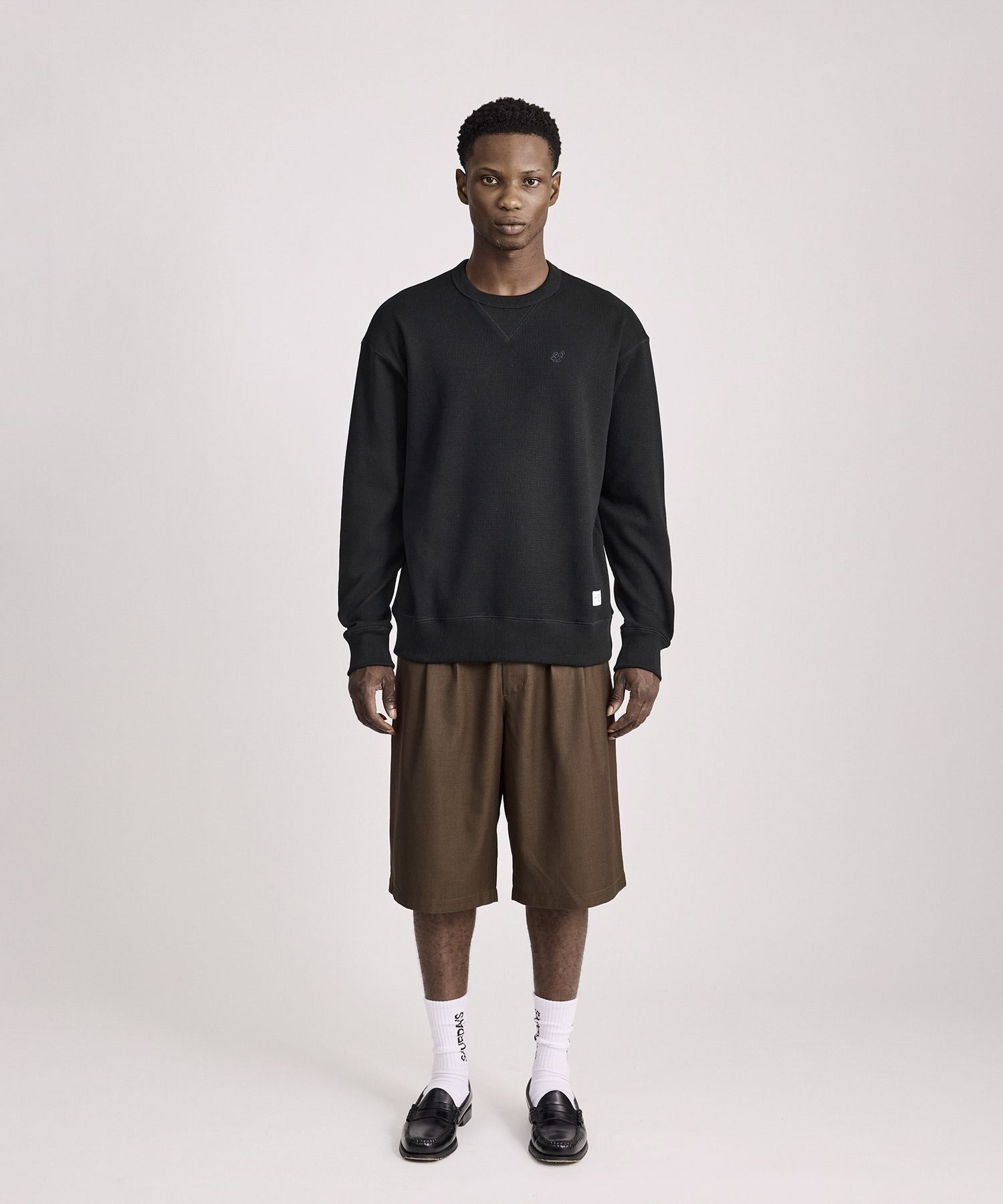 SNYC Waffle Relaxed Top