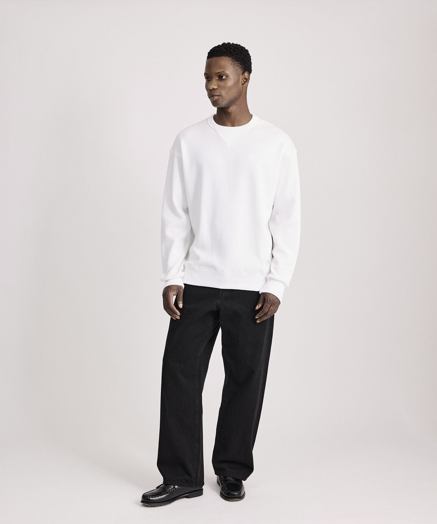 SNYC Waffle Relaxed Top