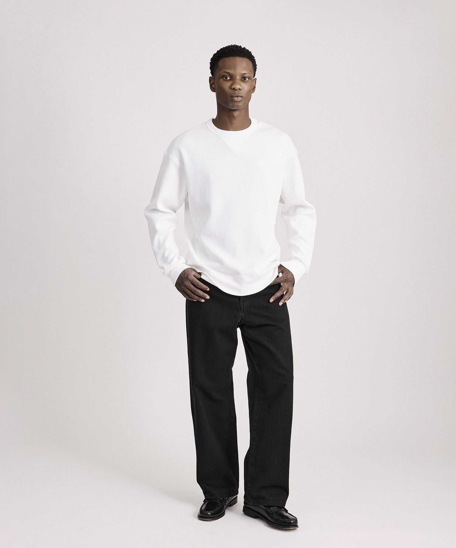 SNYC Waffle Relaxed Top