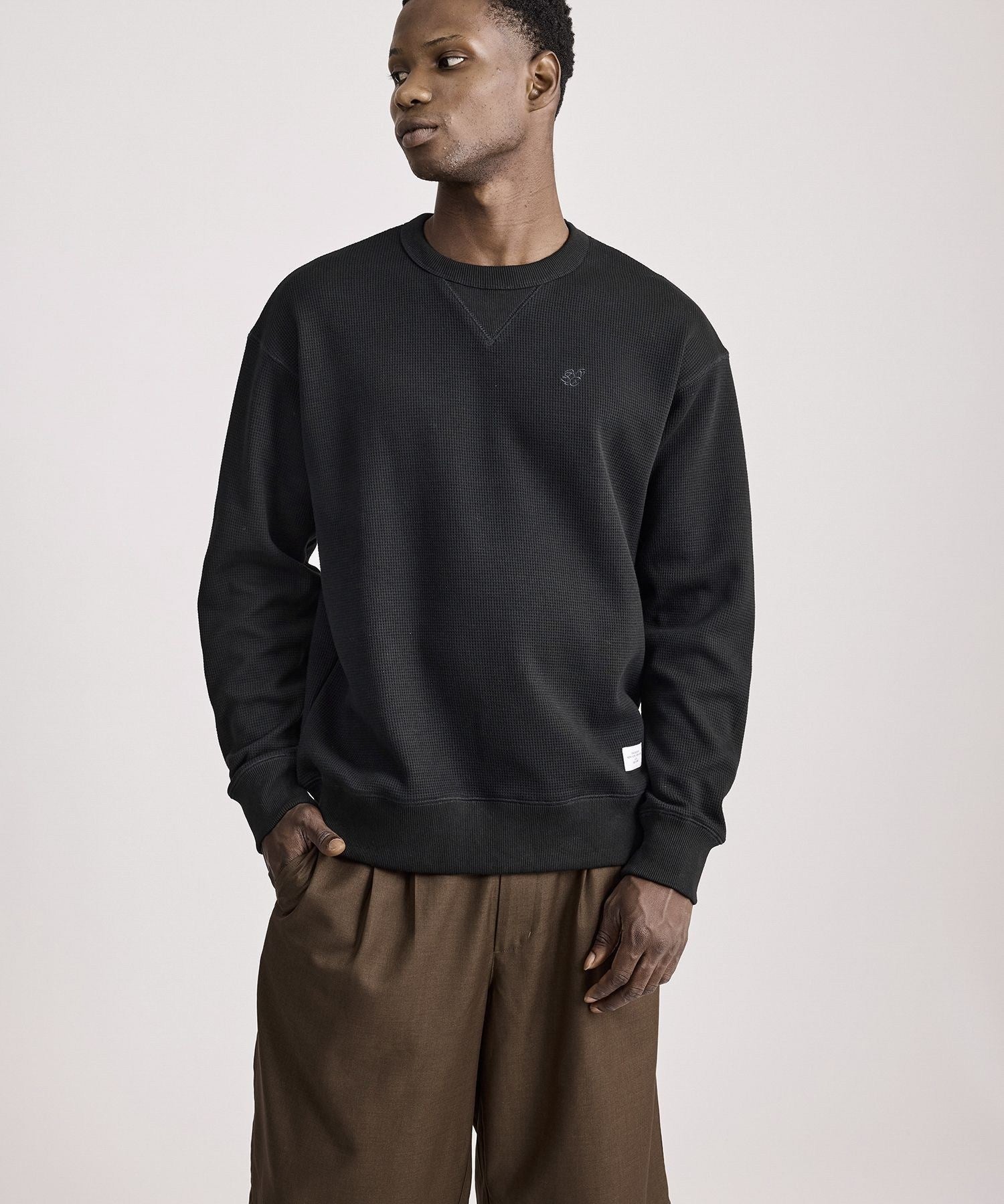 SNYC Waffle Relaxed Top