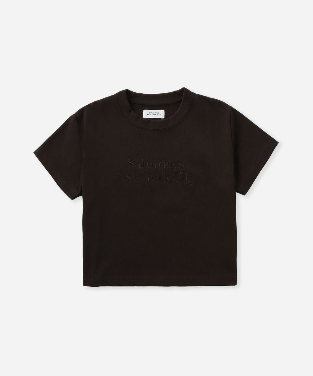 SNYC Embroidered Short Sleeve Tee | Saturdays NYC Japan