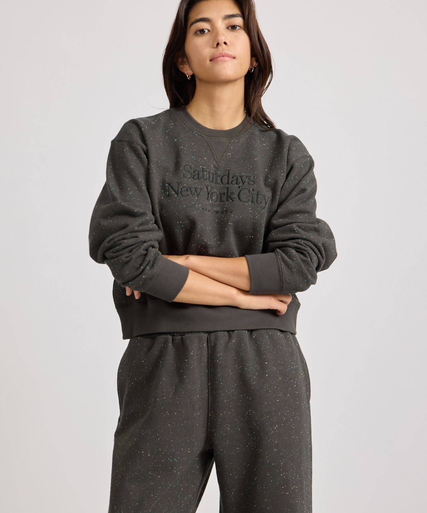 Bowery Speckle Sweatshirt | WOMEN