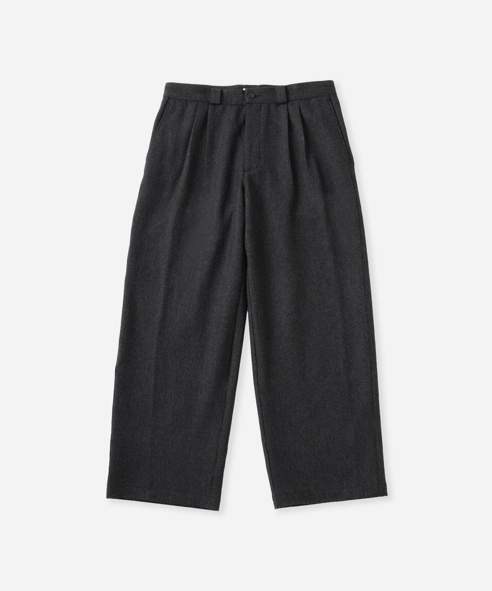 George Wool Wide Two Tuck Pant | Saturdays NYC Japan