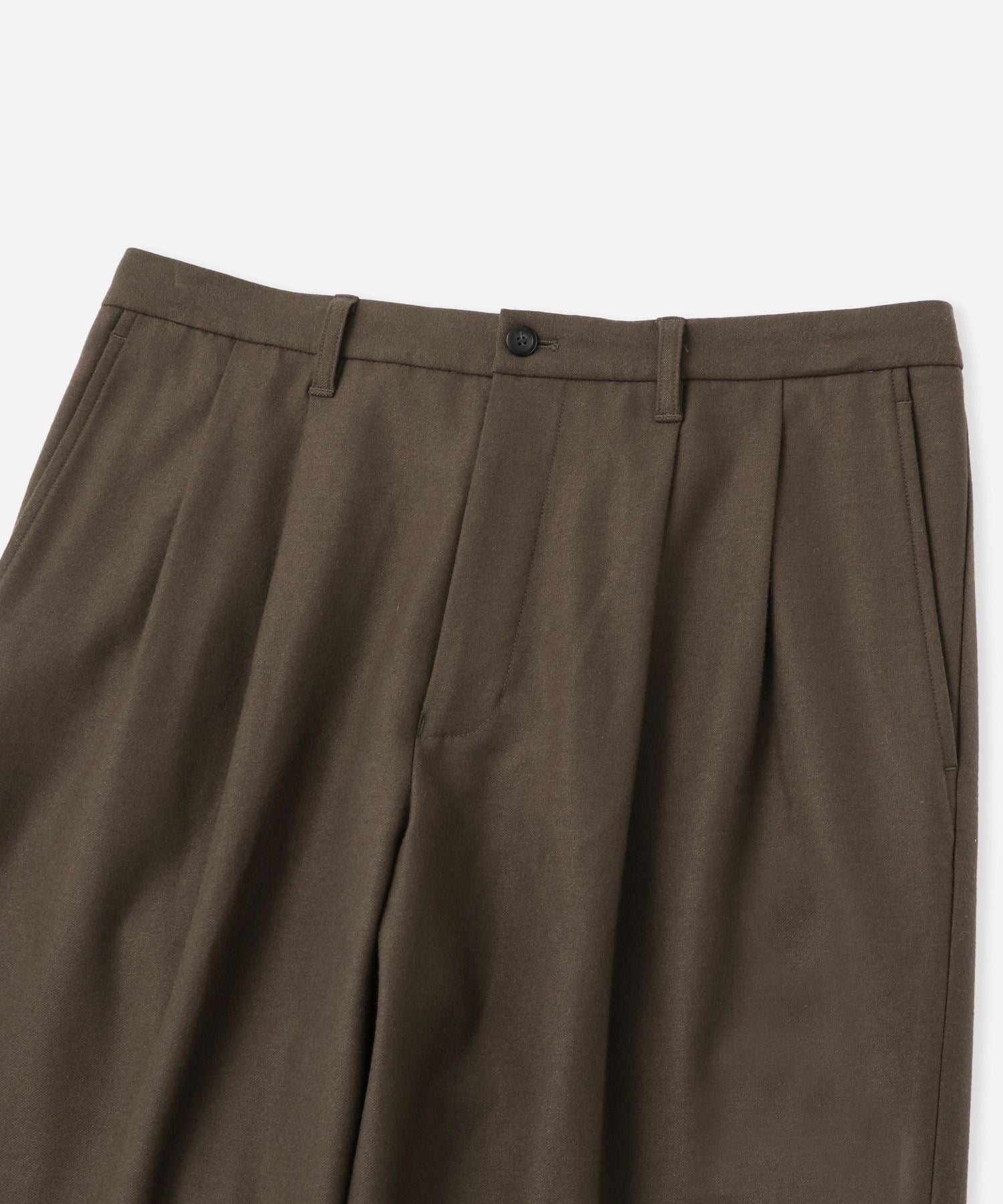 George Flannel Two Tuck Pants