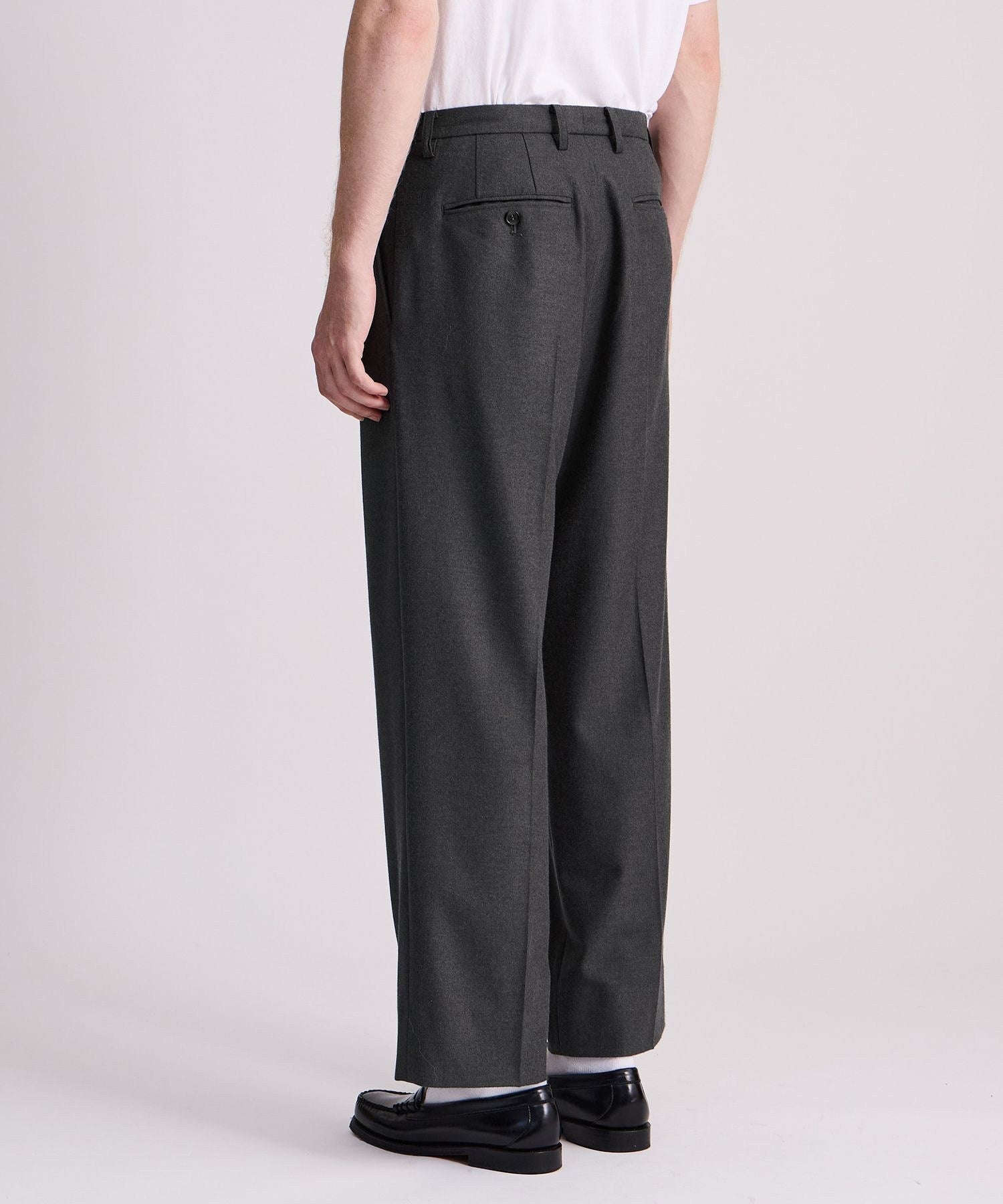 George Flannel Two Tuck Pants