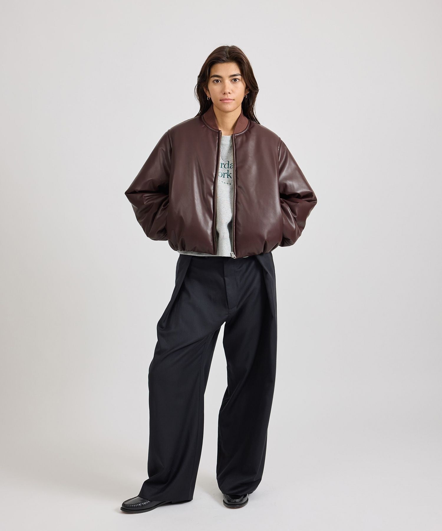 Kim Pleated Wide Leg Pants | WOMEN
