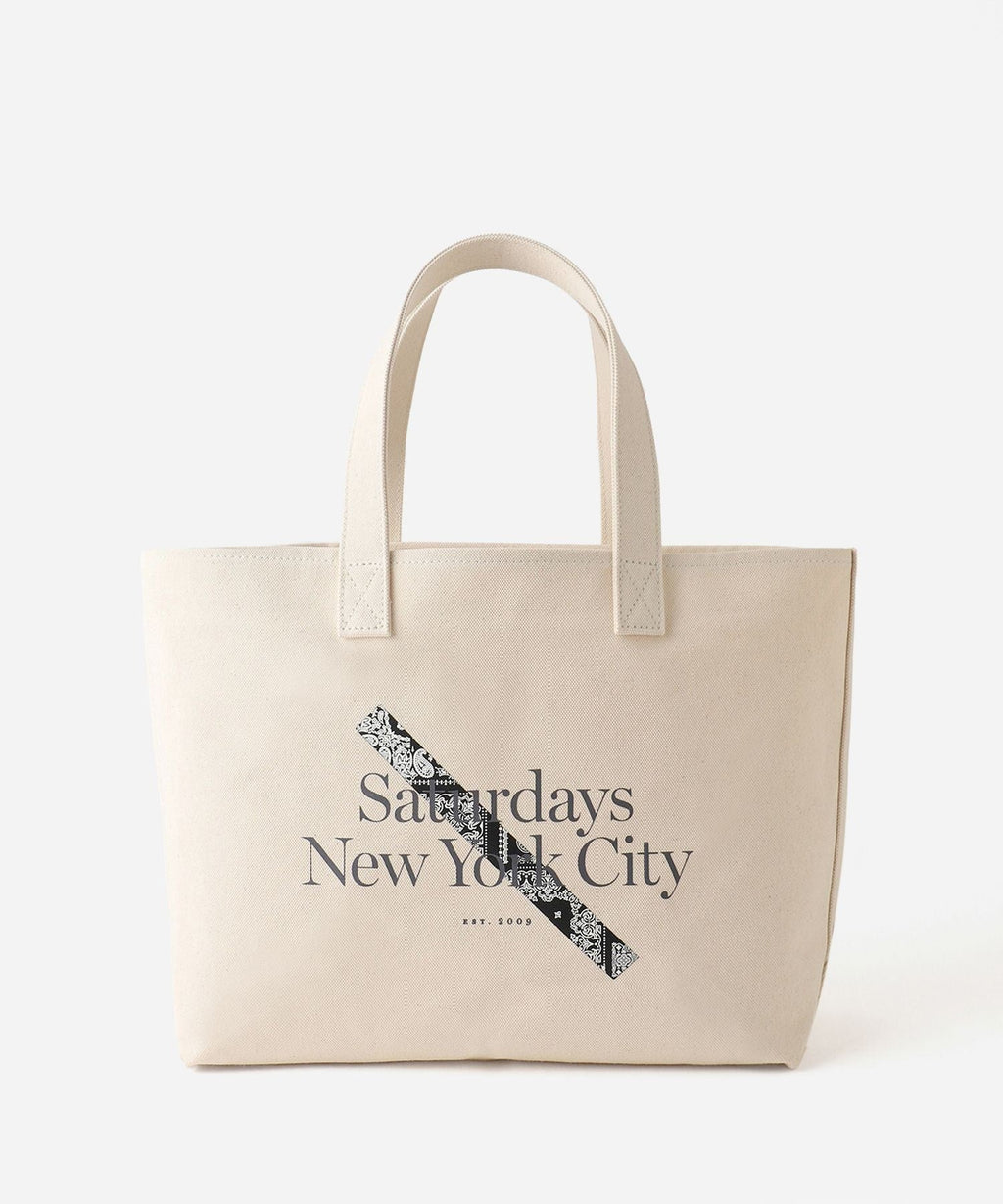 MIYAGIHIDETAKA x Saturdays NYC Bandana Slash Tote bag