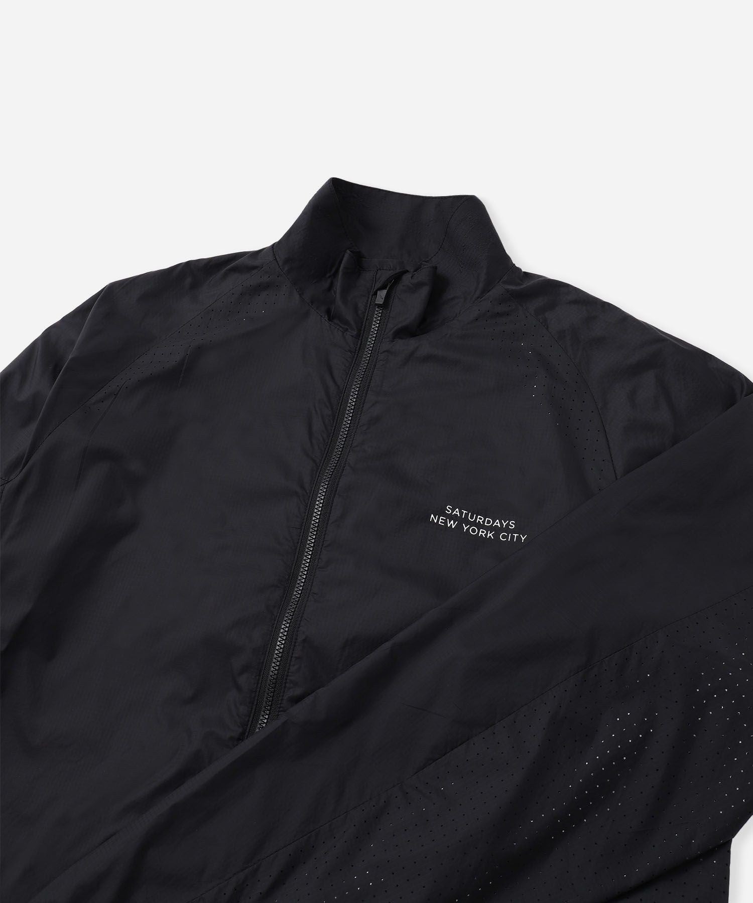 Punching Slash Logo Stretch Blouson