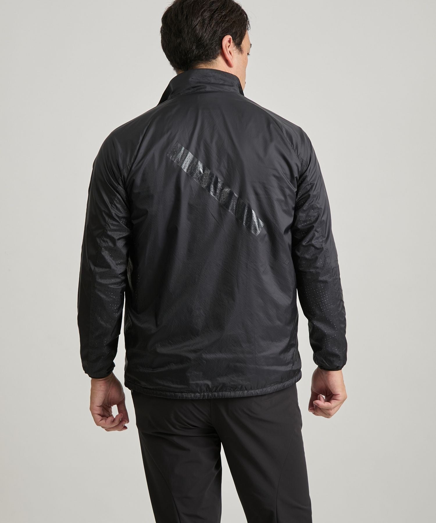 Punching Slash Logo Stretch Blouson