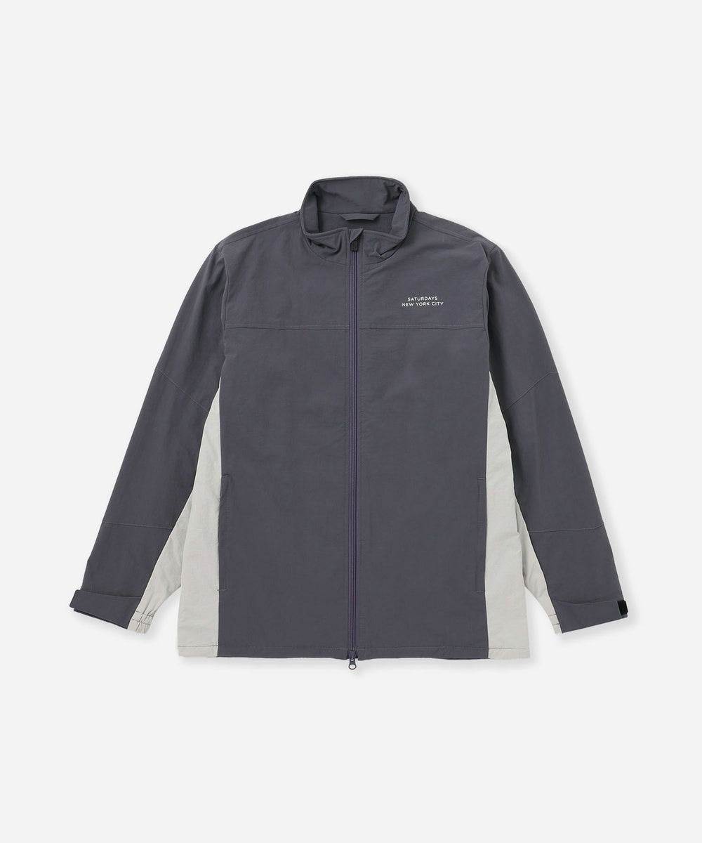 SATURDAYS NYC GOLF ジャケット　メンズ　ジップ　L ブラック CORDURA X OCTA Blouson | Saturdays NYC Japan