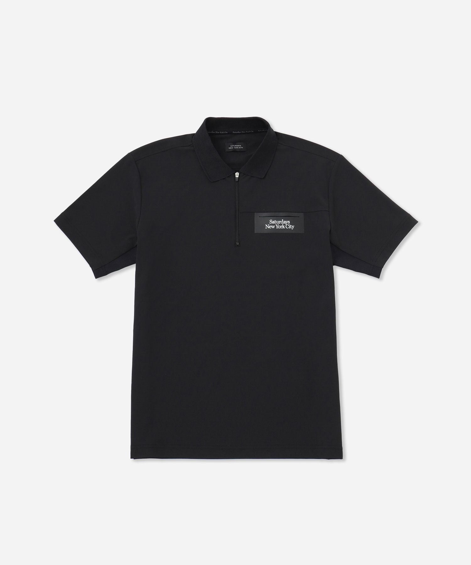 36G MicroPique SS Half Zip Polo