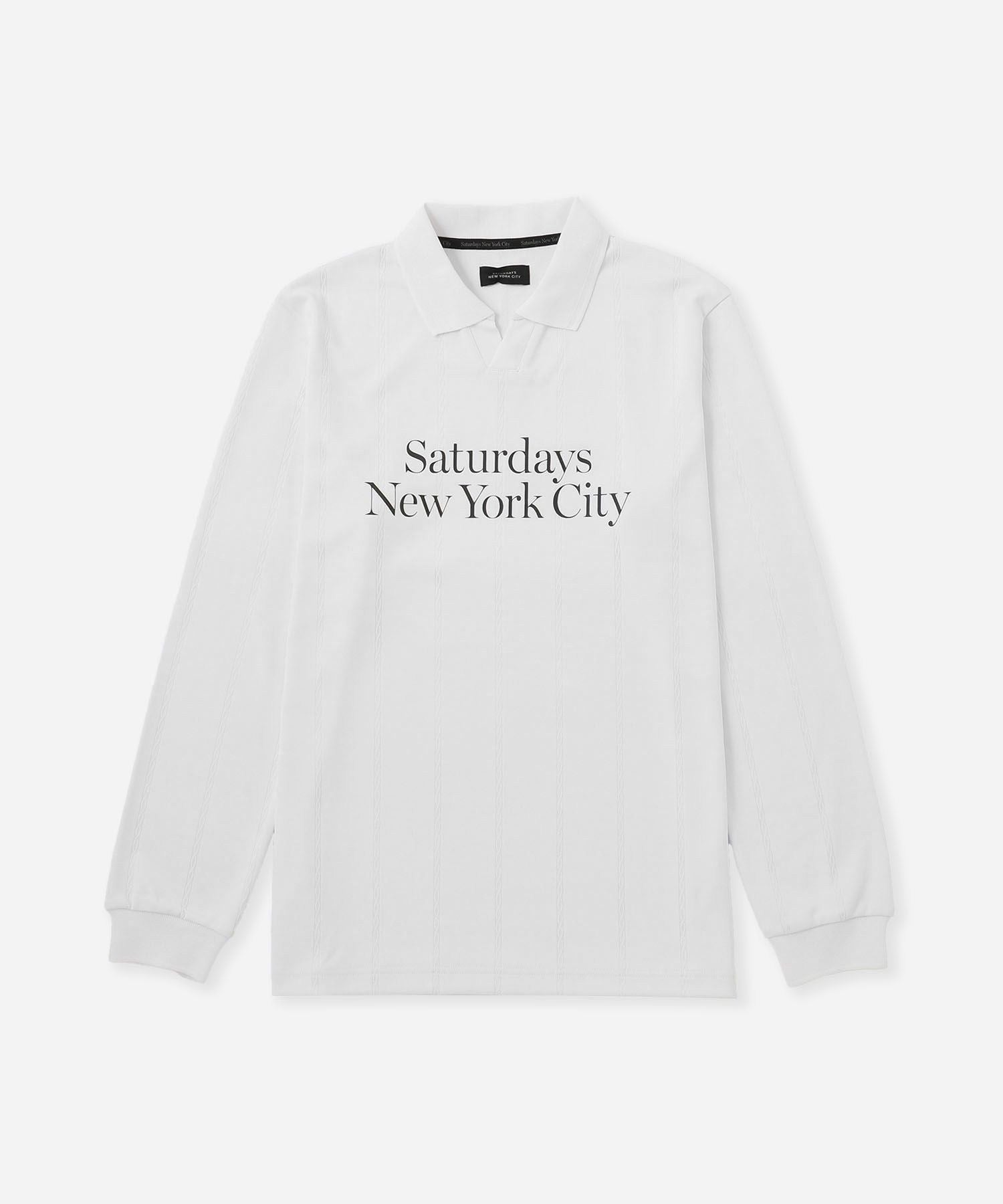 PE Stripe Jacquard LS Shirt