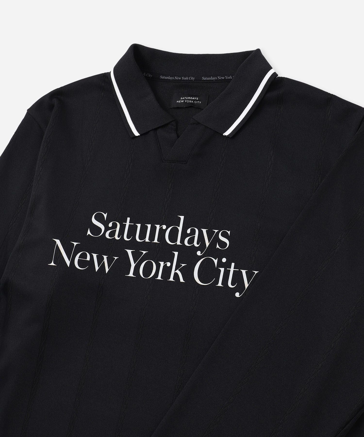 PE Stripe Jacquard LS Shirt