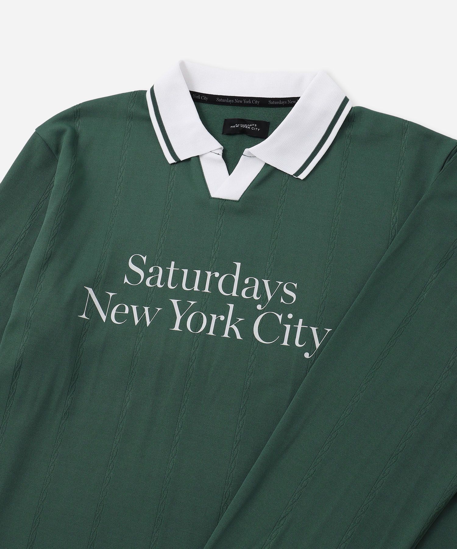 PE Stripe Jacquard LS Shirt