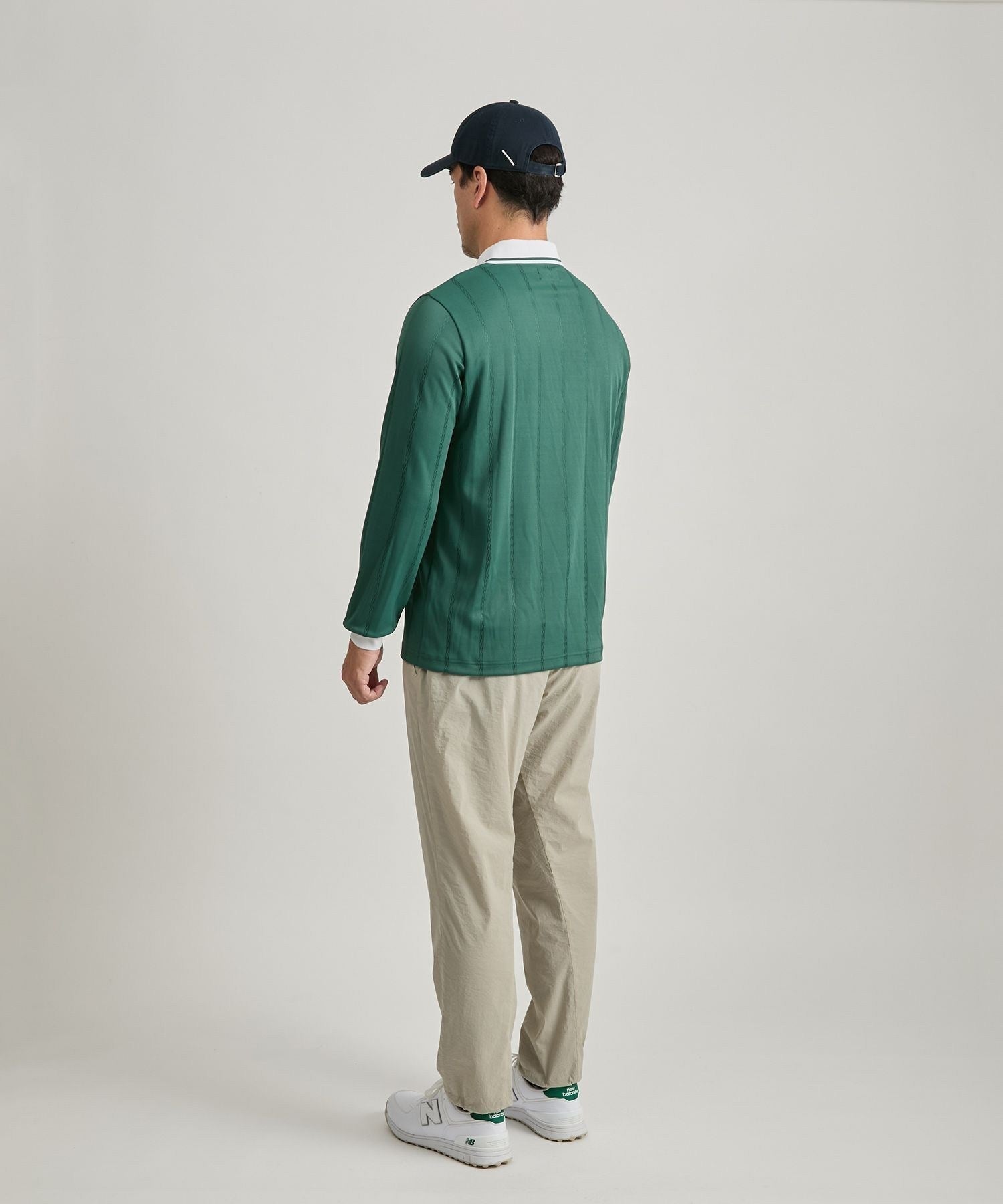 PE Stripe Jacquard LS Shirt