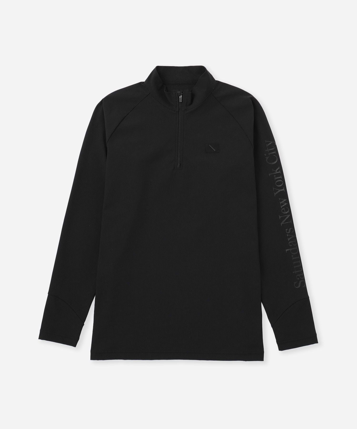 3D Tricot Half Zip LS Shirt