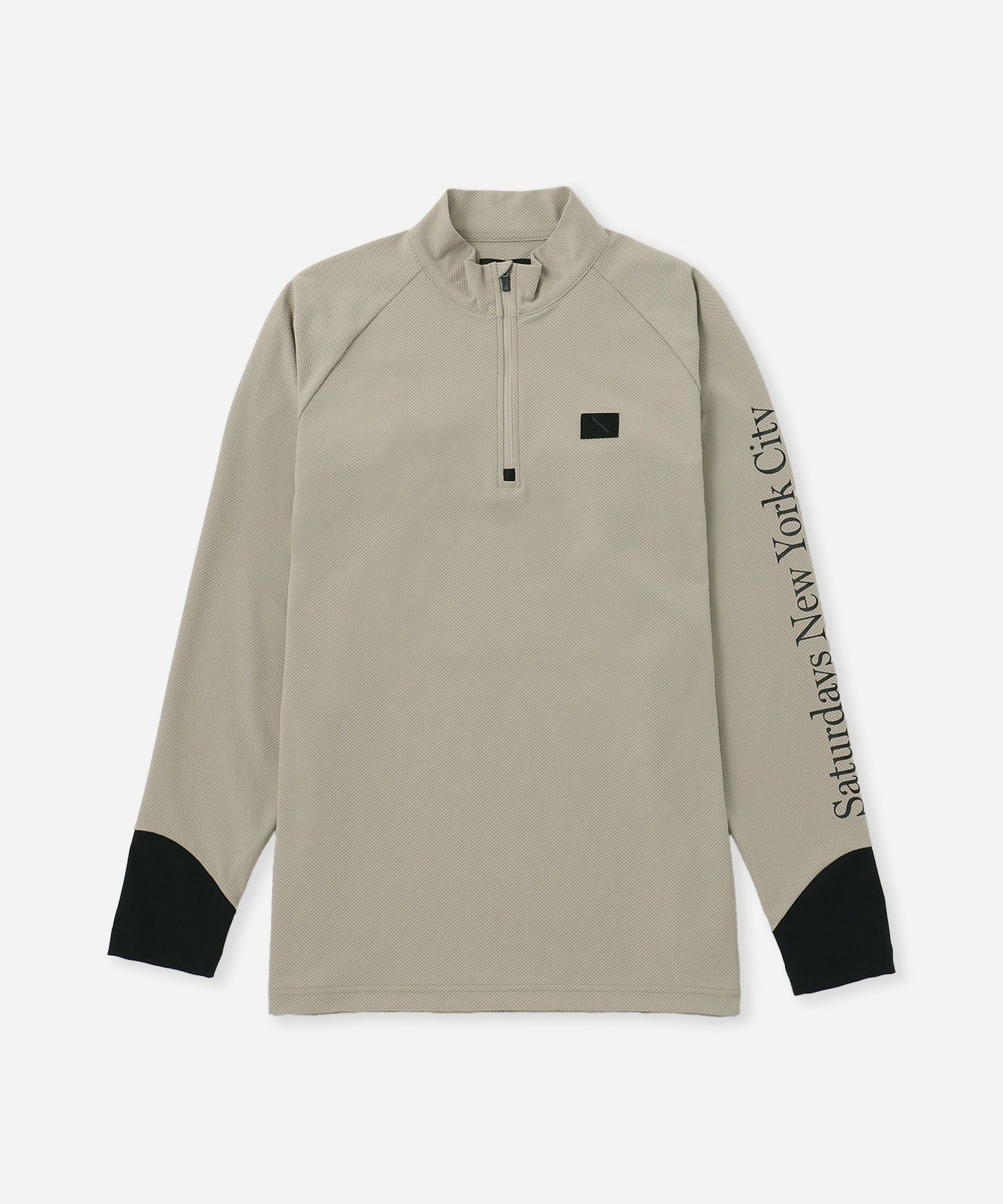 3D Tricot Half Zip LS Shirt