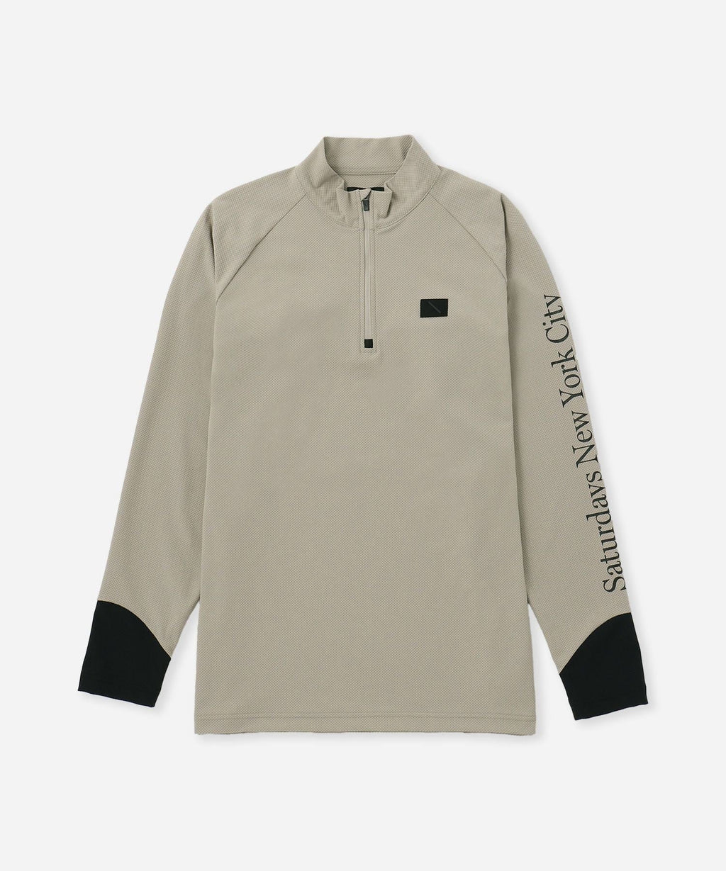 3D Tricot Half Zip LS Shirt