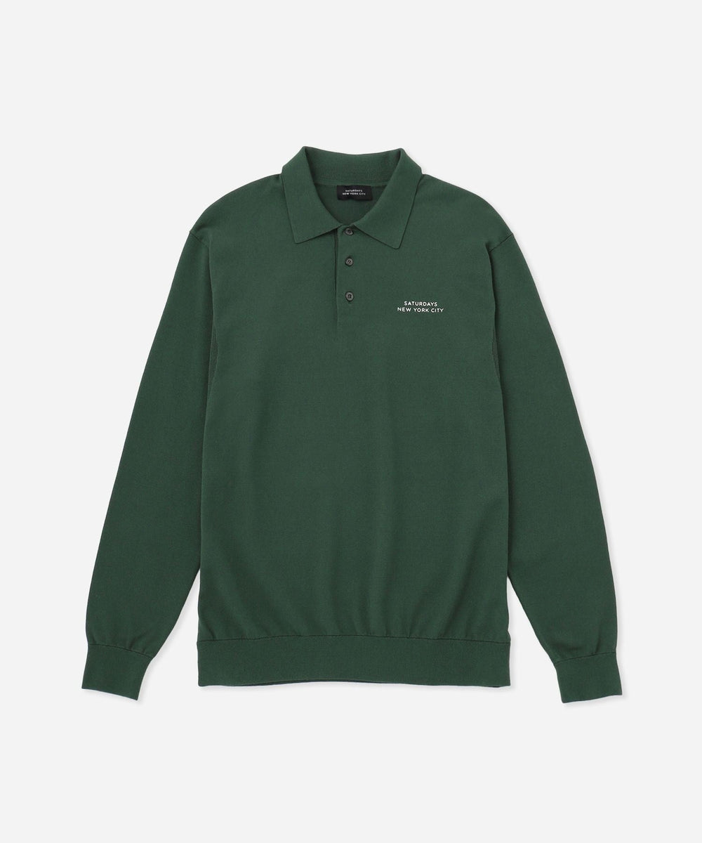 LS Knit Polo | Saturdays NYC Japan